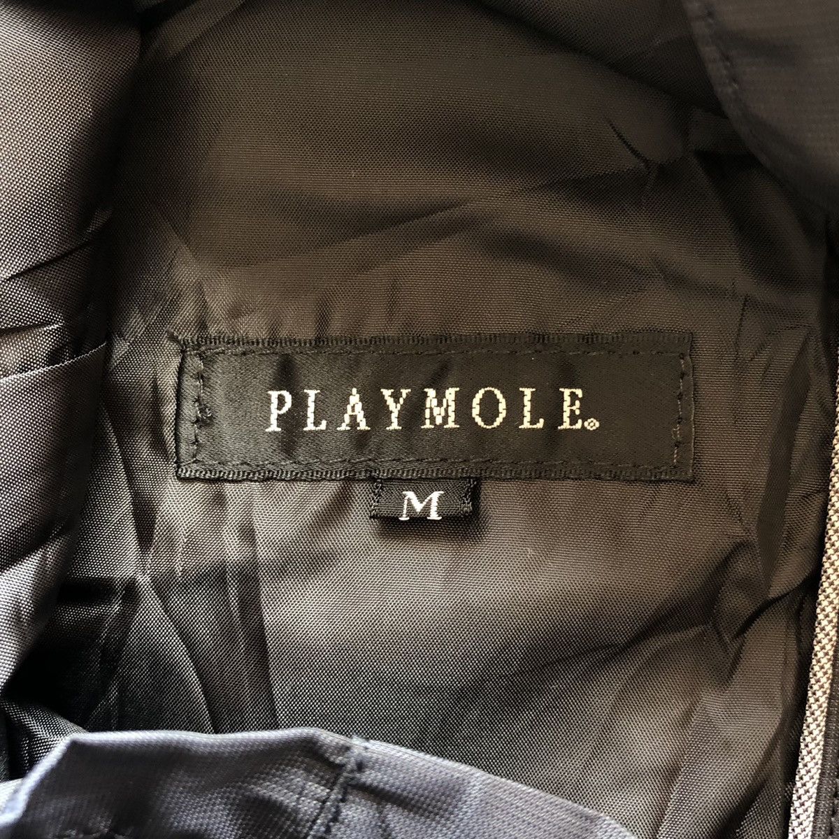 Japanese Brand Vintage 90's Nylon Zipper Jacket By Playmole Size US M / EU 48-50 / 2 - 13 Thumbnail