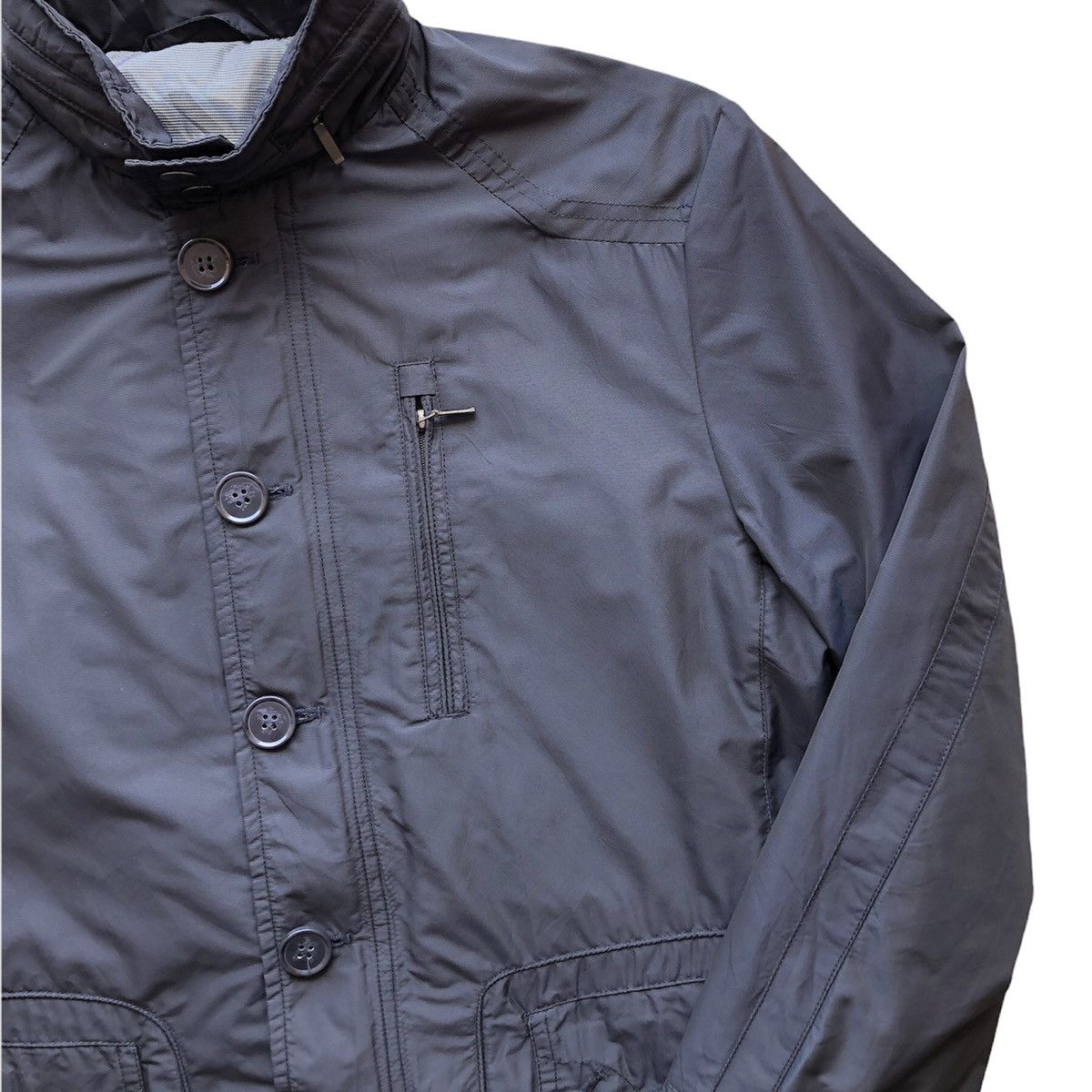 Japanese Brand Vintage 90's Nylon Zipper Jacket By Playmole Size US M / EU 48-50 / 2 - 3 Thumbnail