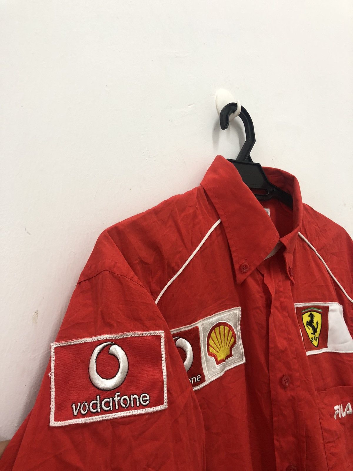 Ferrari Rare FILA x FERRARI x O Vodafone Formula One Racing Shirt Size US S / EU 44-46 / 1 - 3 Thumbnail