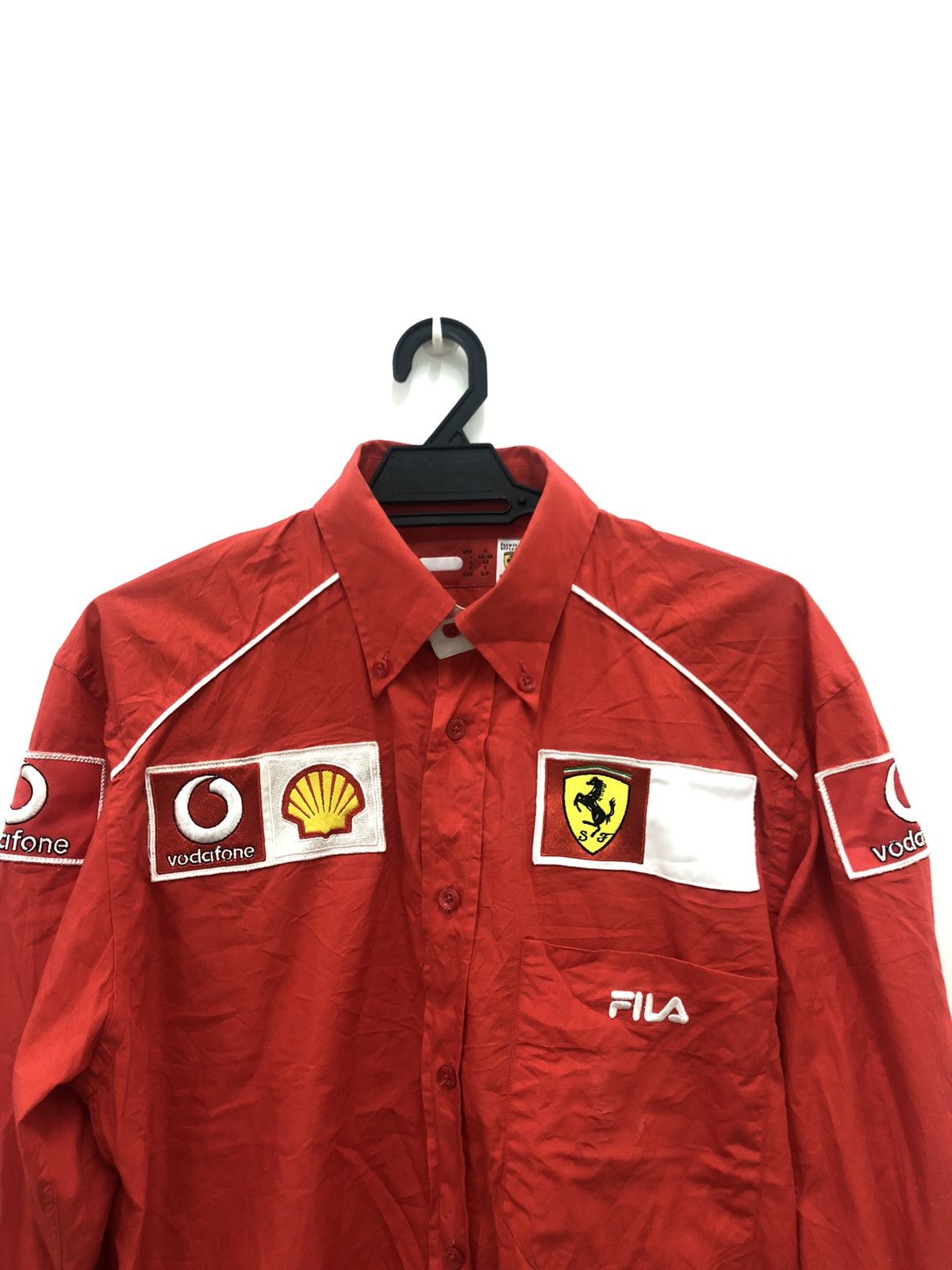 Ferrari Rare FILA x FERRARI x O Vodafone Formula One Racing Shirt Size US S / EU 44-46 / 1 - 2 Thumbnail