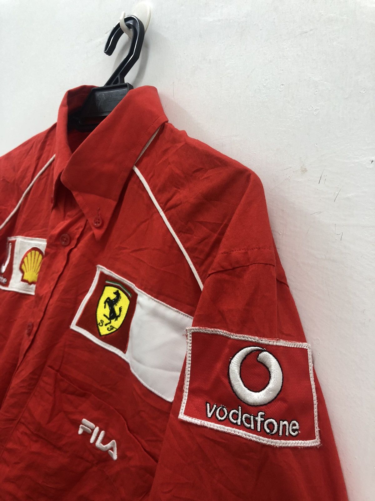 Ferrari Rare FILA x FERRARI x O Vodafone Formula One Racing Shirt Size US S / EU 44-46 / 1 - 4 Thumbnail