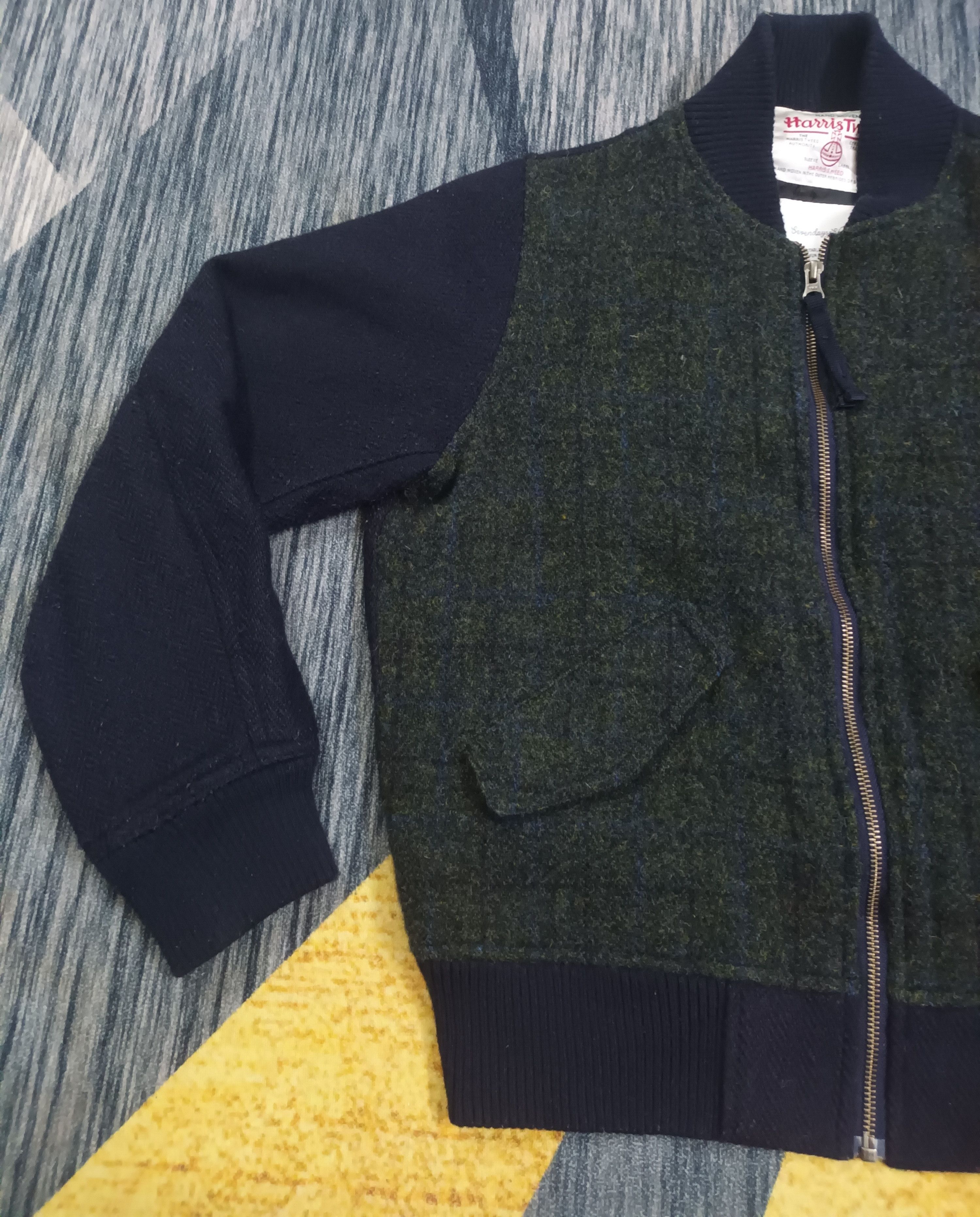 Harris Tweed × Japanese Brand 🔥 HARRIS TWEED X SEVENDAYS SUNDAY ZIPPER JACKET 🔥 Size US M / EU 48-50 / 2 - 8 Thumbnail