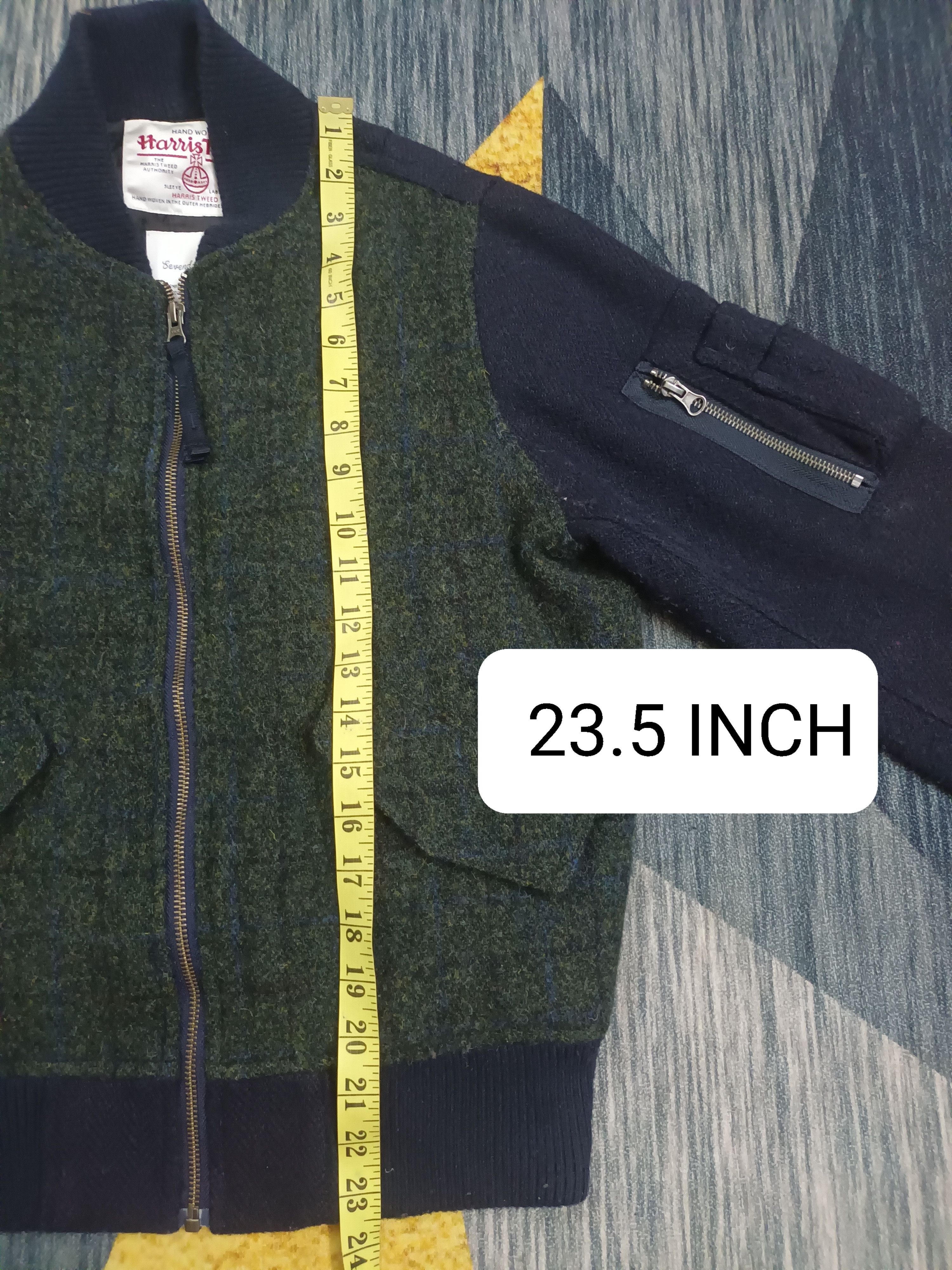 Harris Tweed × Japanese Brand 🔥 HARRIS TWEED X SEVENDAYS SUNDAY ZIPPER JACKET 🔥 Size US M / EU 48-50 / 2 - 11 Thumbnail