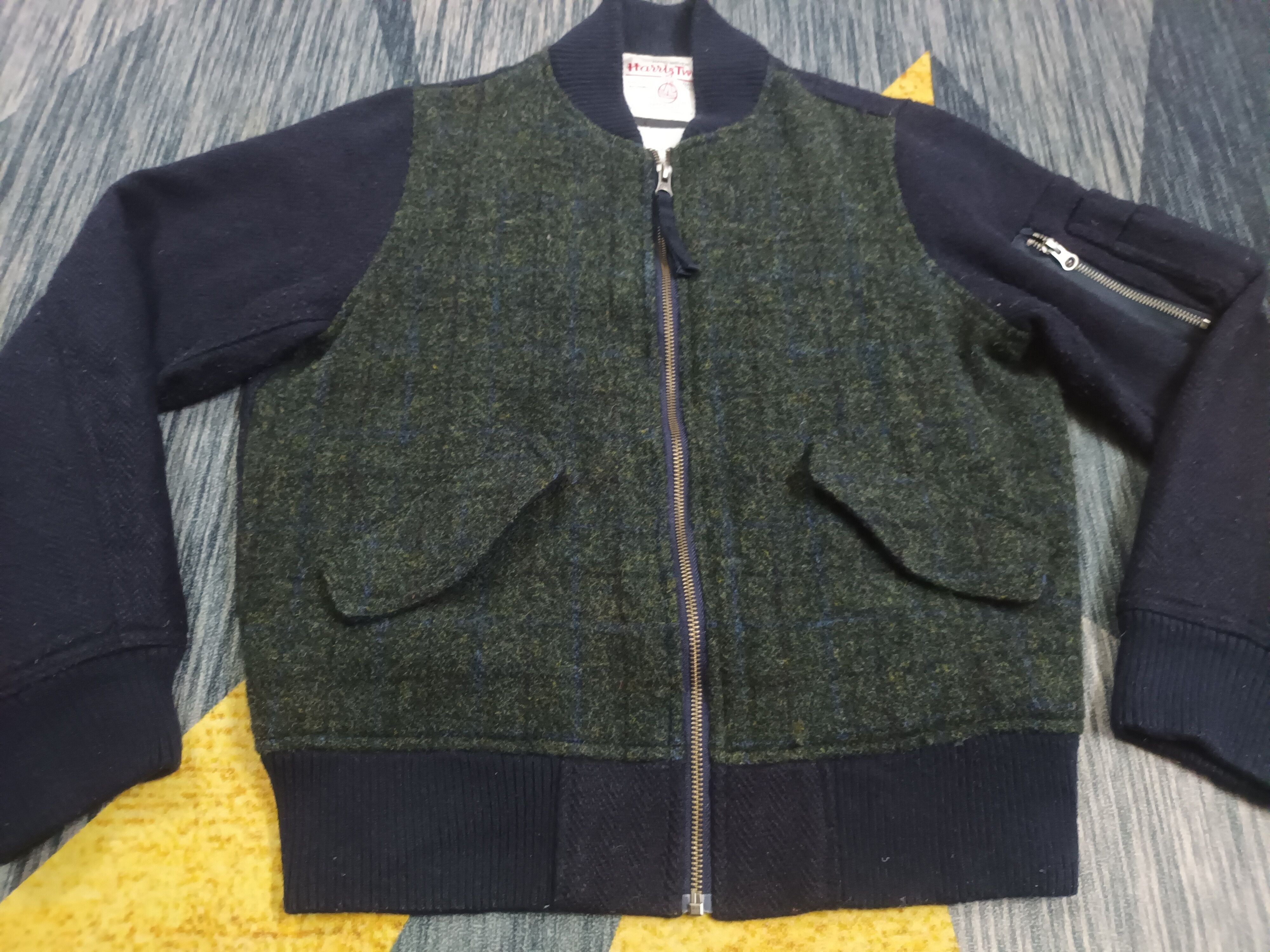 Harris Tweed × Japanese Brand 🔥 HARRIS TWEED X SEVENDAYS SUNDAY ZIPPER JACKET 🔥 Size US M / EU 48-50 / 2 - 7 Thumbnail