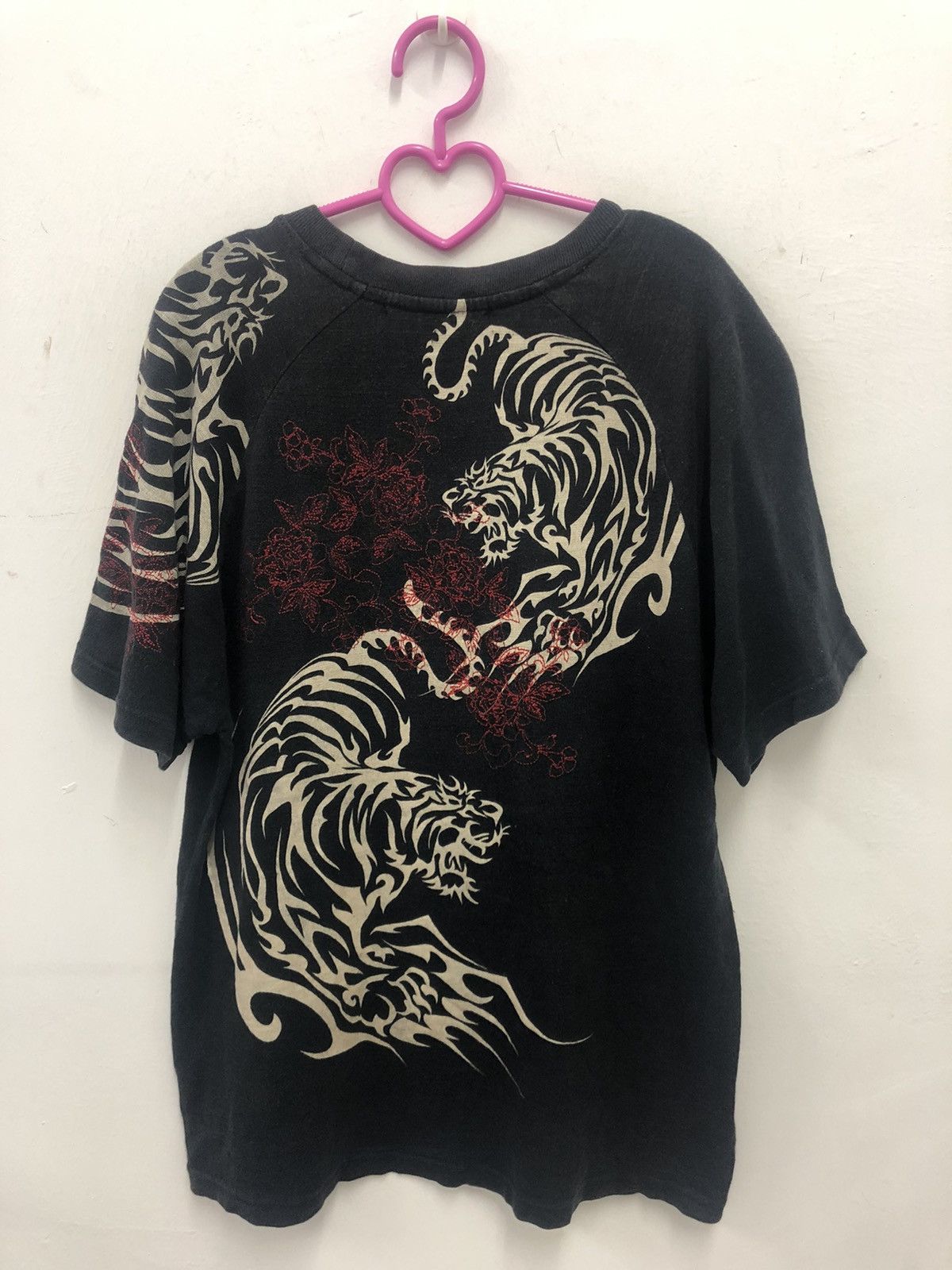 Karakuri Tamashii Rare Vintage SUKAJAN Japan Tiger Full All Over Cdg Style Size US M / EU 48-50 / 2 - 1 Thumbnail