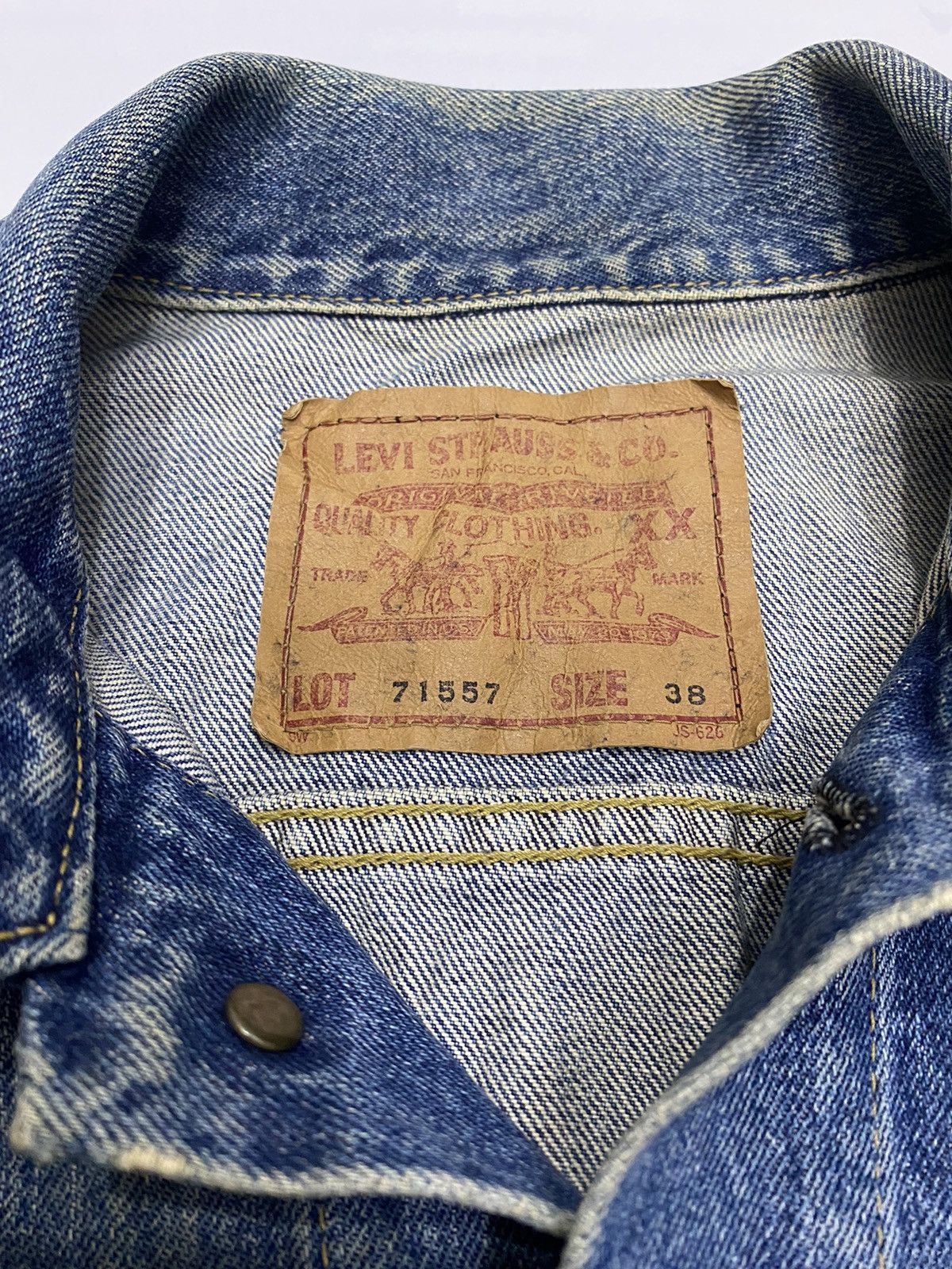 Junya Watanabe × Levi's 🔥VINTAGE LEVIS BIG E JAPAN DENIM TRUCKER JACKET Size US S / EU 44-46 / 1 - 15 Thumbnail