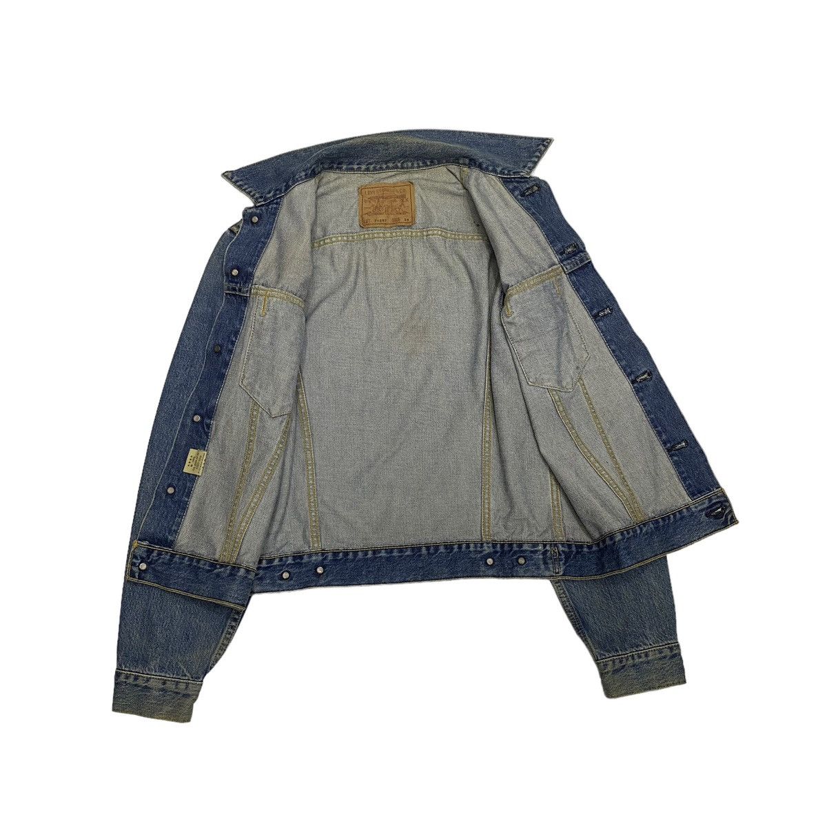 Junya Watanabe × Levi's 🔥VINTAGE LEVIS BIG E JAPAN DENIM TRUCKER JACKET Size US S / EU 44-46 / 1 - 4 Thumbnail