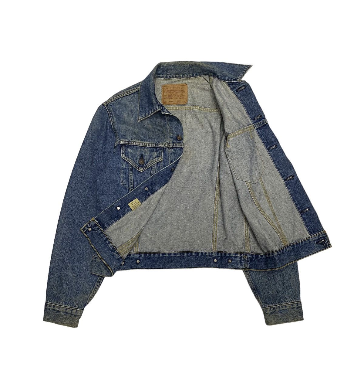 Junya Watanabe × Levi's 🔥VINTAGE LEVIS BIG E JAPAN DENIM TRUCKER JACKET Size US S / EU 44-46 / 1 - 11 Thumbnail