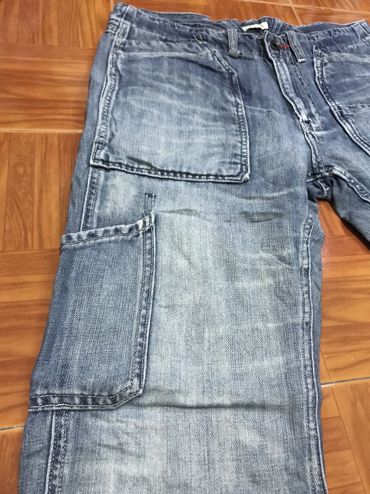 Gap Vintage Workwear Carpenter Jeans – Light Wash, Relaxed Fit Size US 34 / EU 50 - 5 Thumbnail