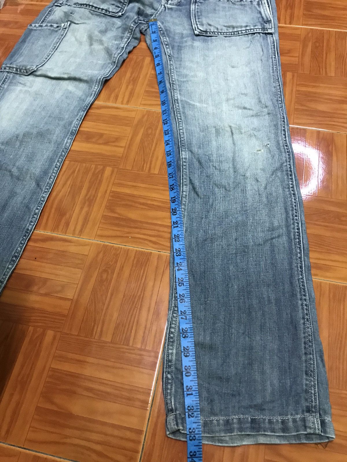 Gap Vintage Workwear Carpenter Jeans – Light Wash, Relaxed Fit Size US 34 / EU 50 - 9 Thumbnail