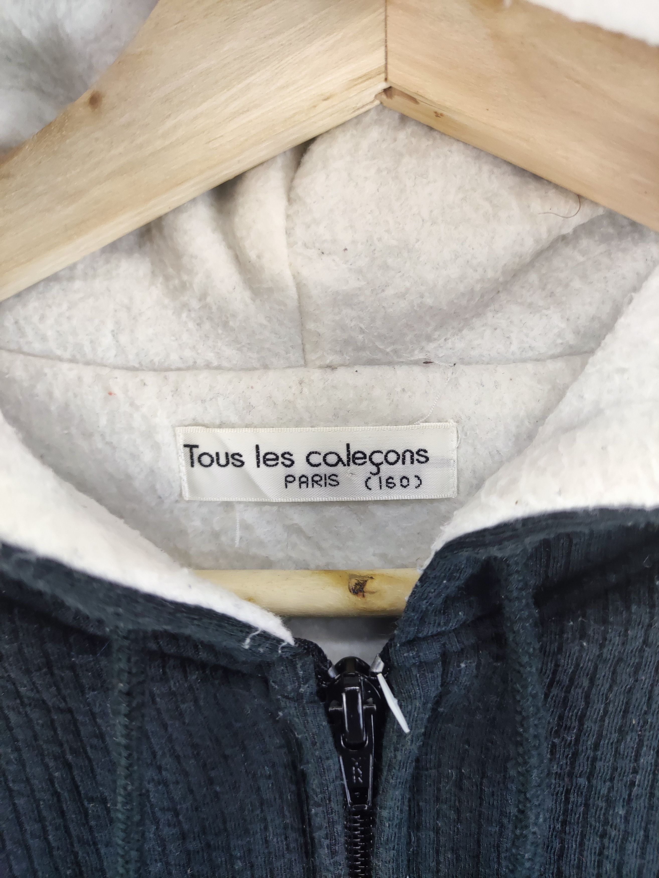 Vintage Vintage Sweater Hoodie Zipper Jacket Tous Les Calecons Size US M / EU 48-50 / 2 - 2 Thumbnail