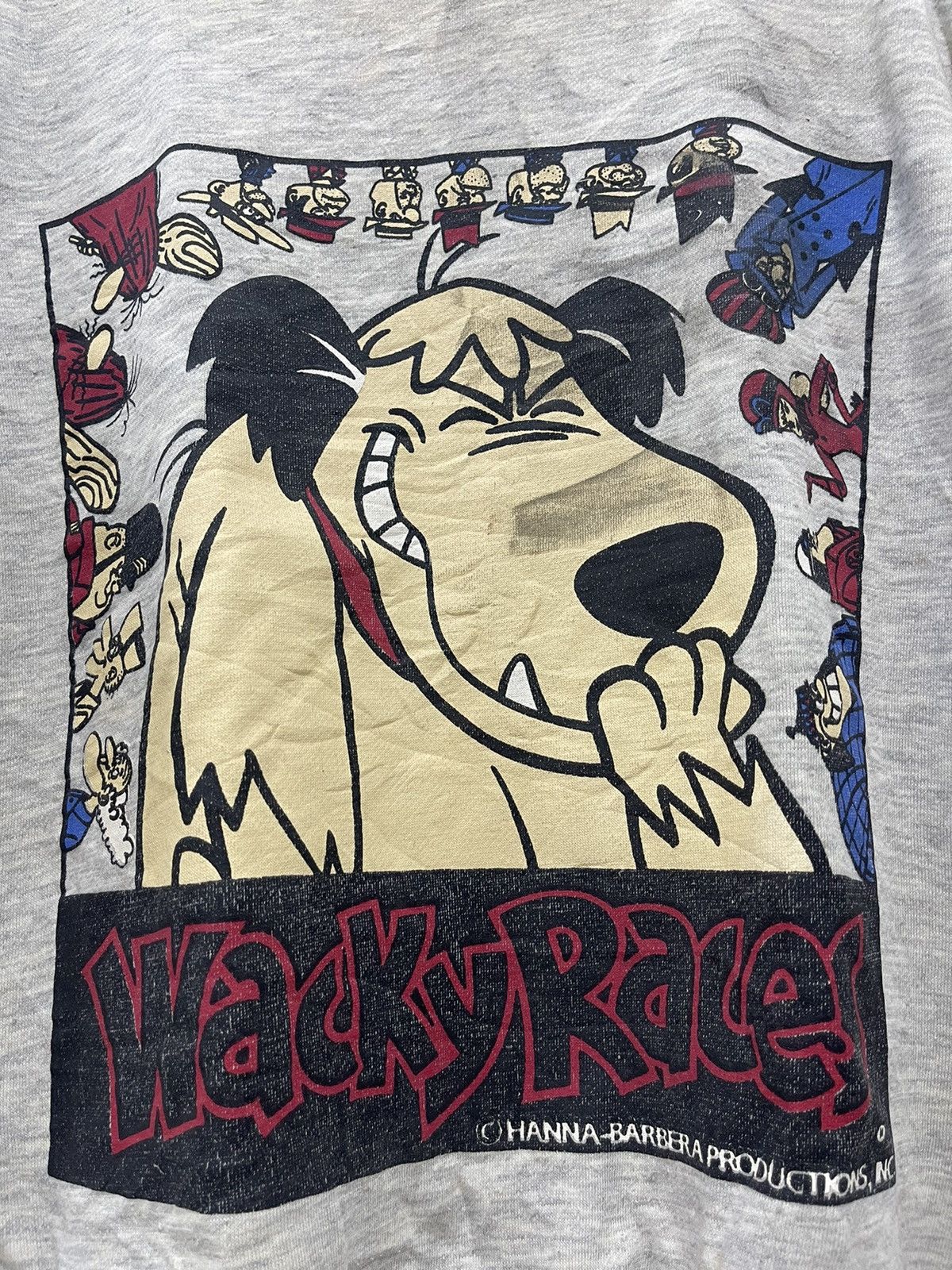 Cartoon Network Rare Vintage WACKY RACES HANNA BARBERA Sweatshirt Size US S / EU 44-46 / 1 - 2 Thumbnail