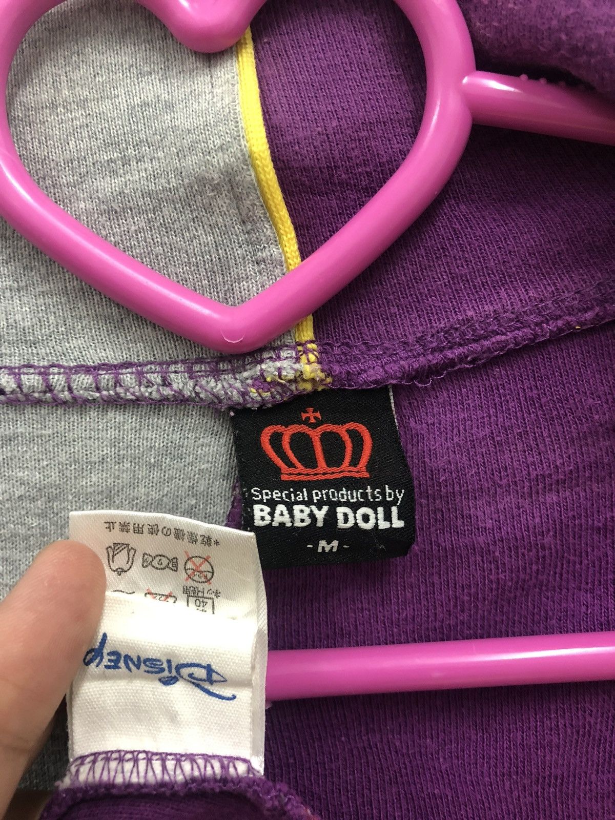 Disney × Number (N)ine Rare BABY DOLL X MICKEY Disney Multi Cross Colour Sweater Size US M / EU 48-50 / 2 - 5 Thumbnail