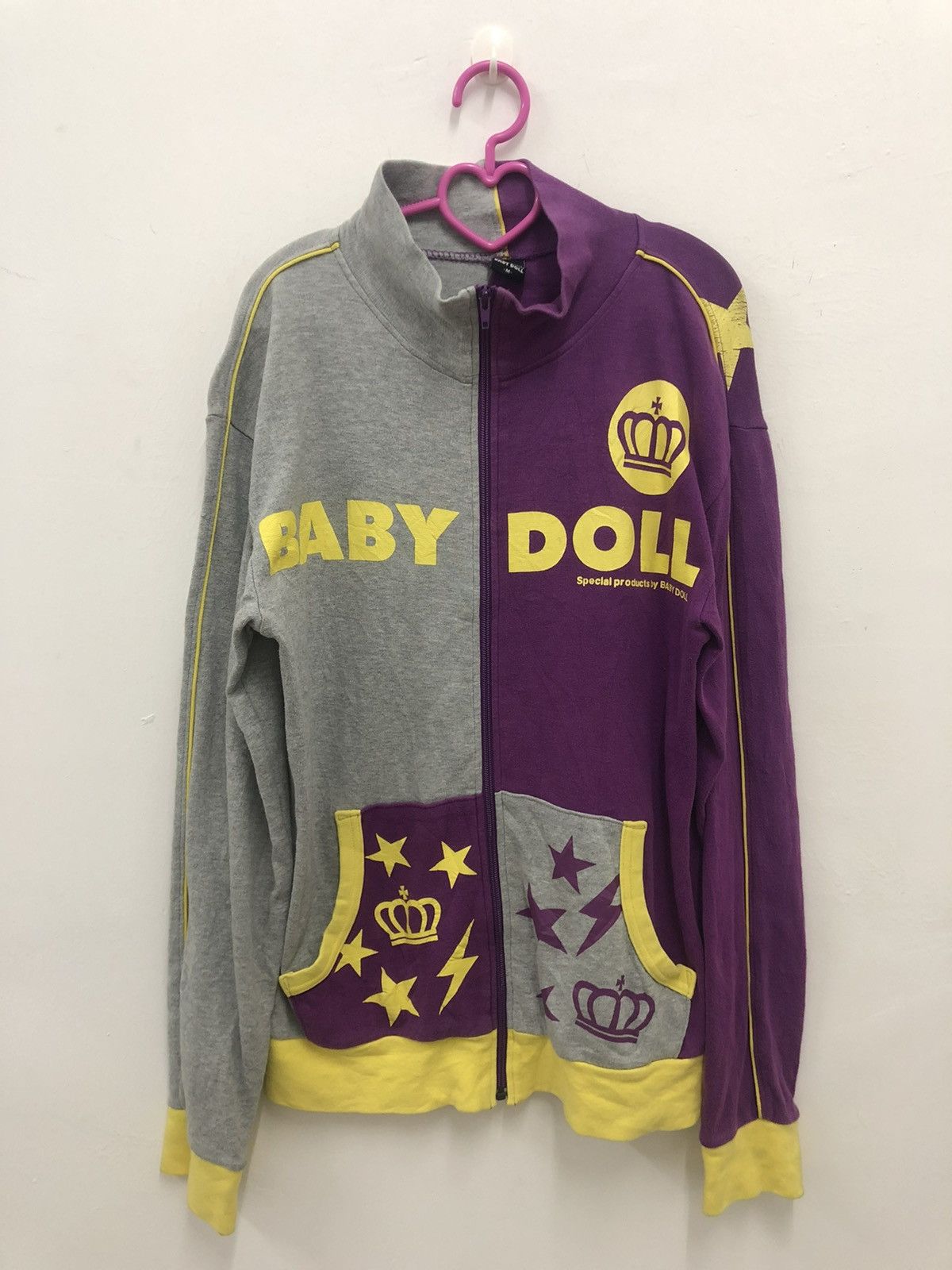 Disney × Number (N)ine Rare BABY DOLL X MICKEY Disney Multi Cross Colour Sweater Size US M / EU 48-50 / 2 - 1 Thumbnail