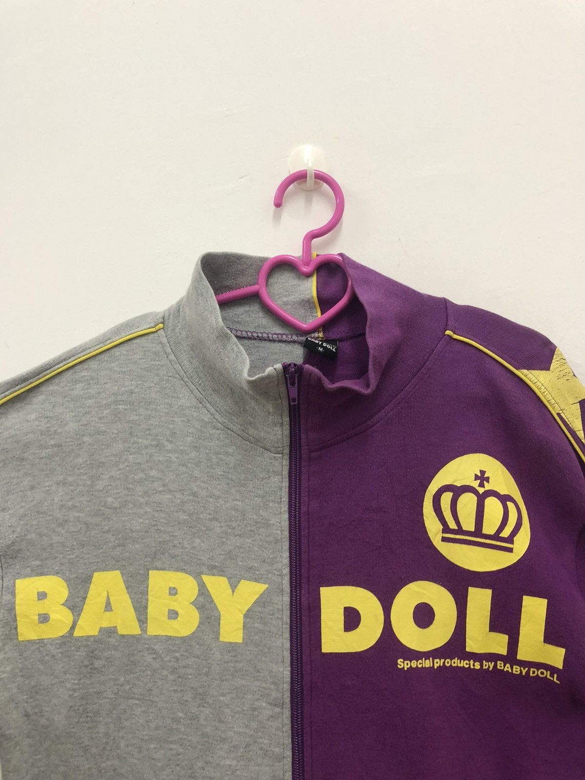 Disney × Number (N)ine Rare BABY DOLL X MICKEY Disney Multi Cross Colour Sweater Size US M / EU 48-50 / 2 - 3 Thumbnail