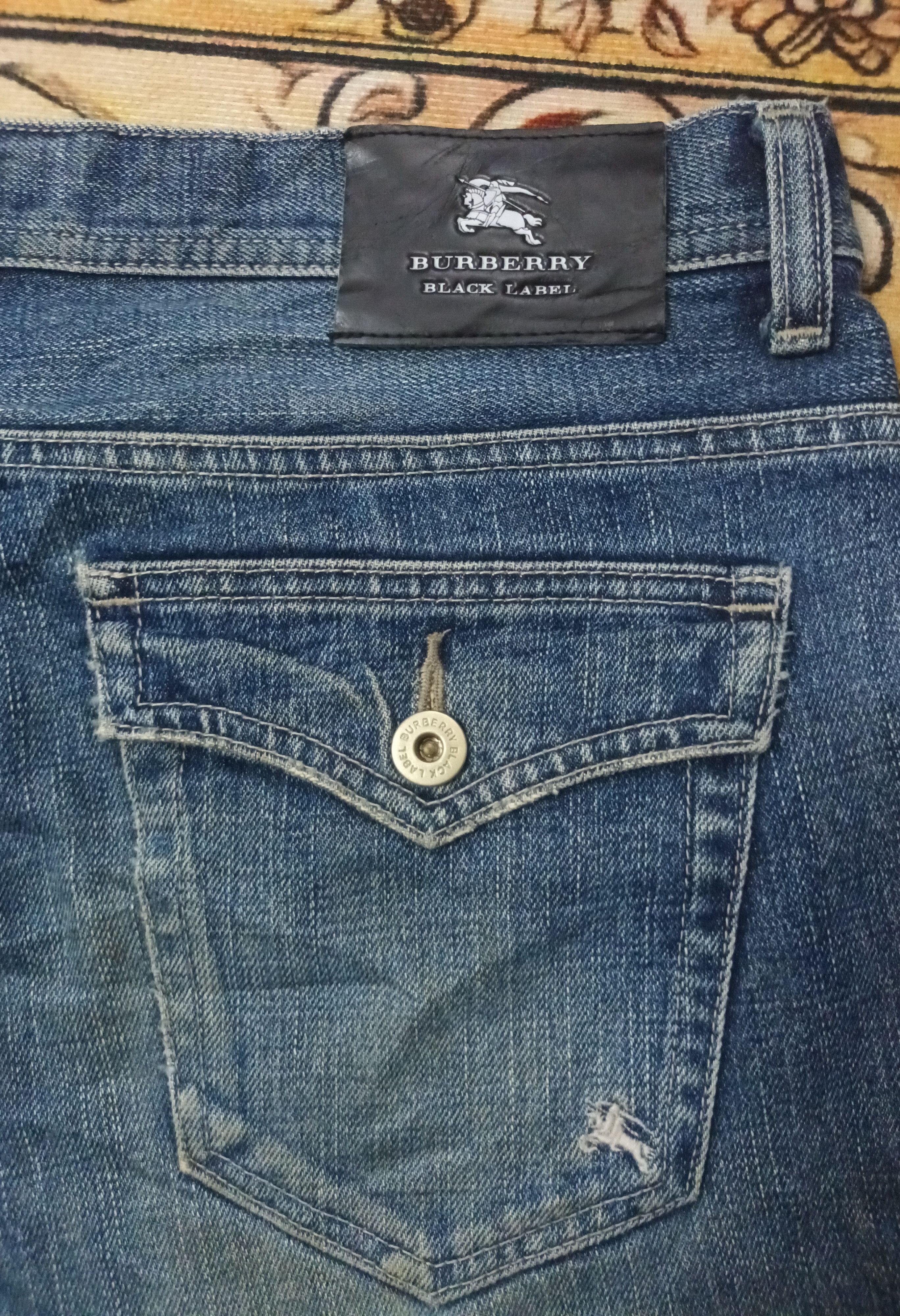 Burberry 🔥 Burberry Black Label Denim Pants 🔥 Size US 34 / EU 50 - 6 Thumbnail