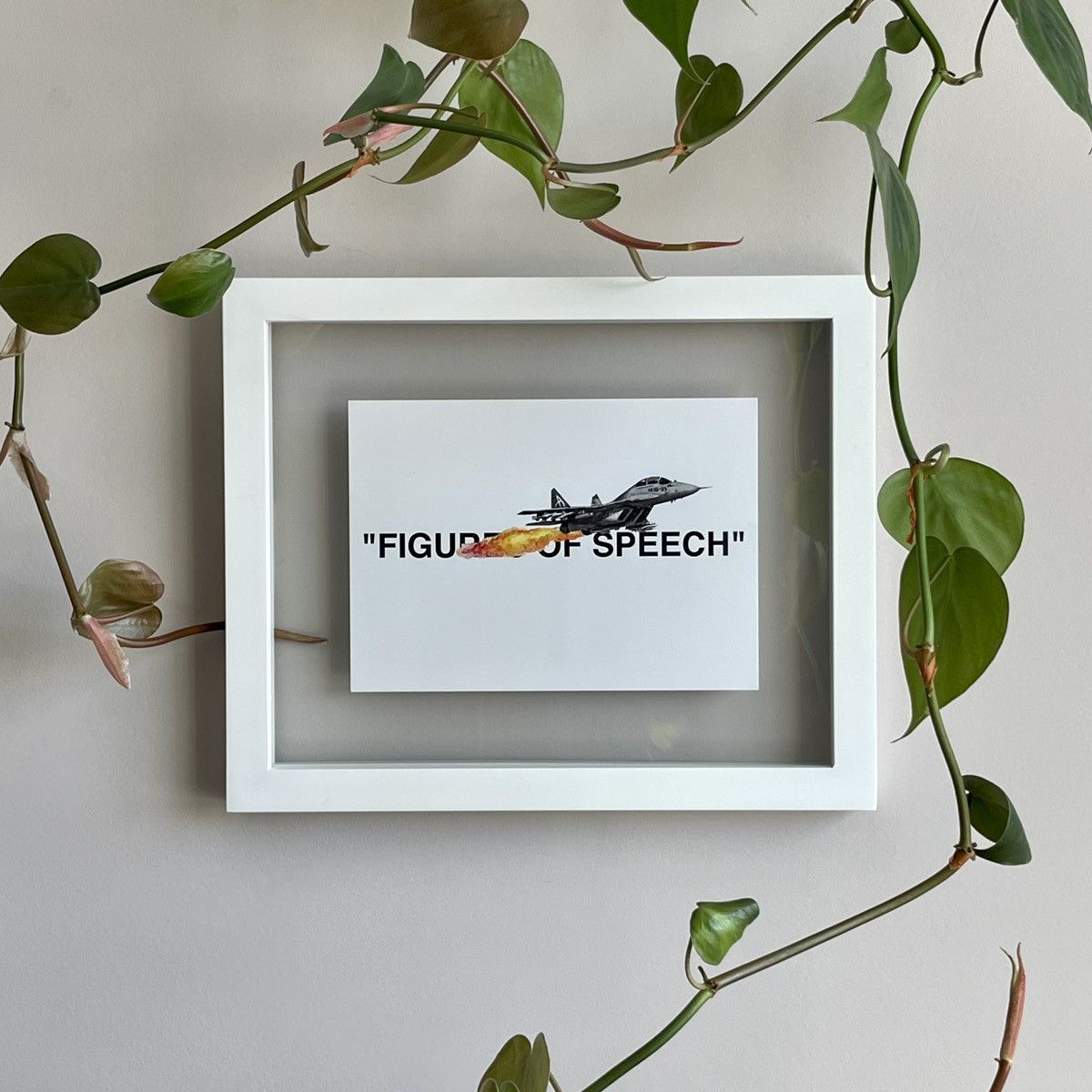 image of Virgil Abloh “Figures Of Speech” Jet Poster in White, Men's