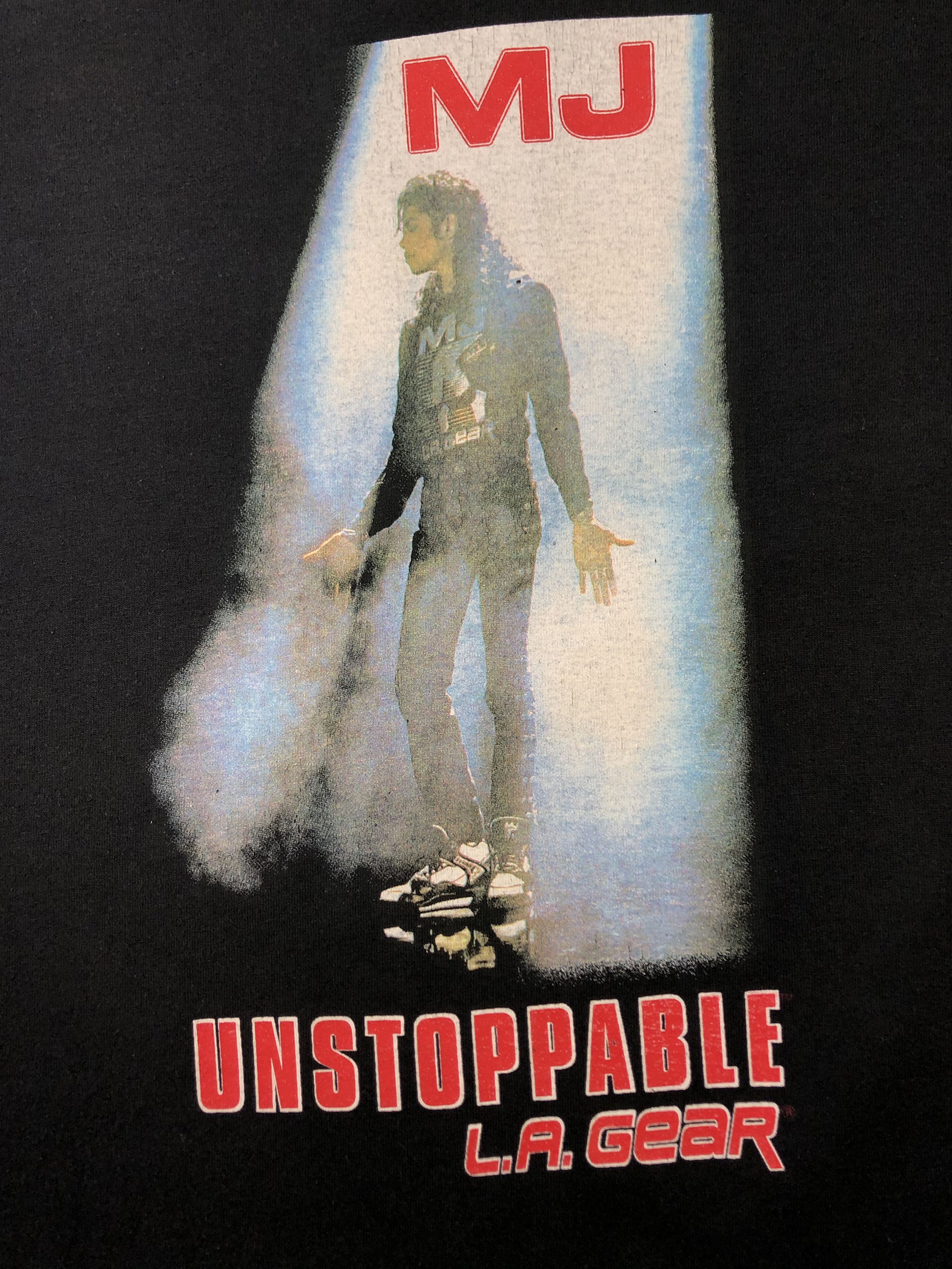 Band Tees × Michael Jackson × Vintage Vintage Michael Jackson Unstoppable Tee Rare Y2K Drill Hype Size US M / EU 48-50 / 2 - 3 Thumbnail