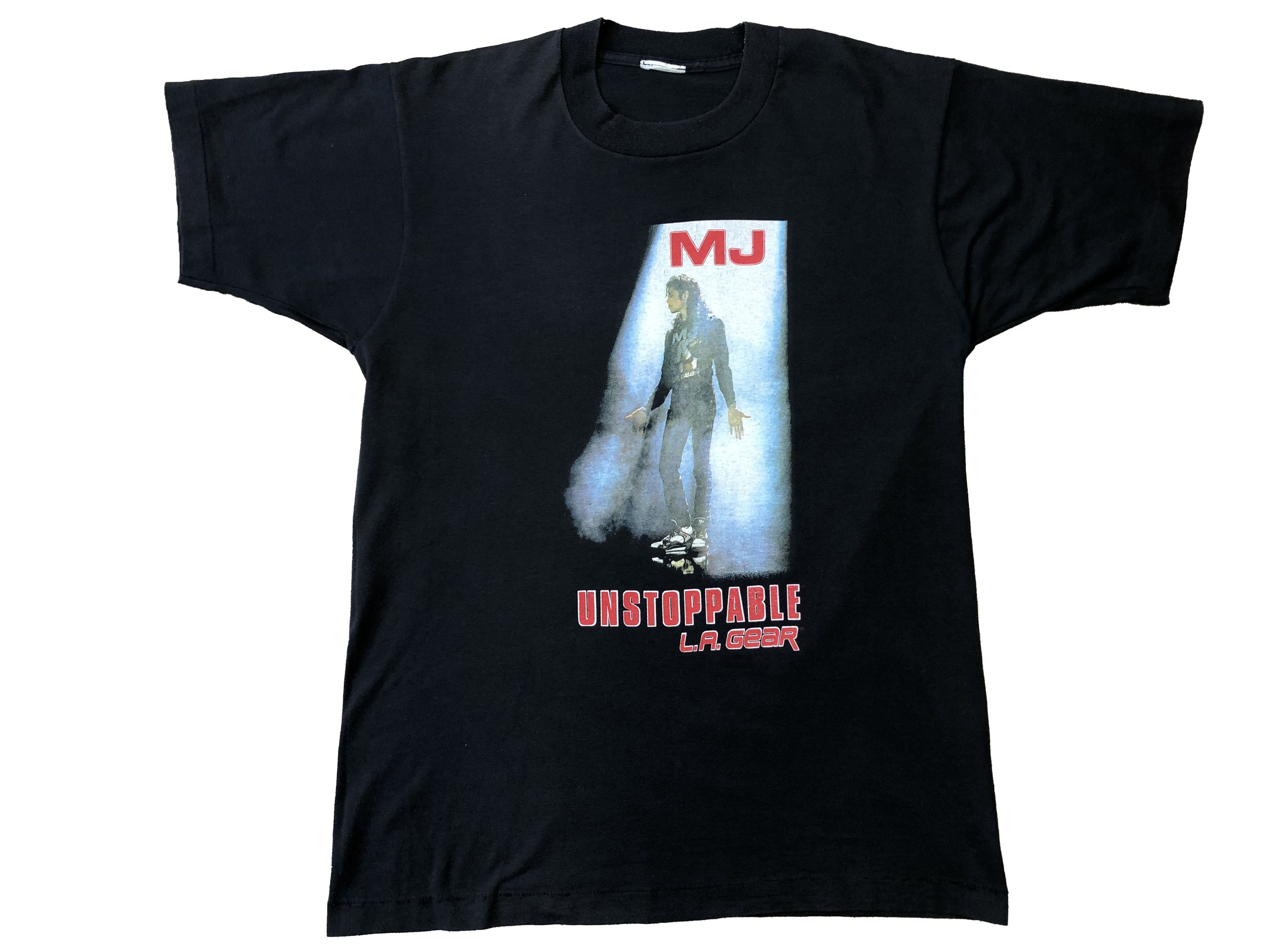Band Tees × Michael Jackson × Vintage Vintage Michael Jackson Unstoppable Tee Rare Y2K Drill Hype Size US M / EU 48-50 / 2 - 1 Thumbnail