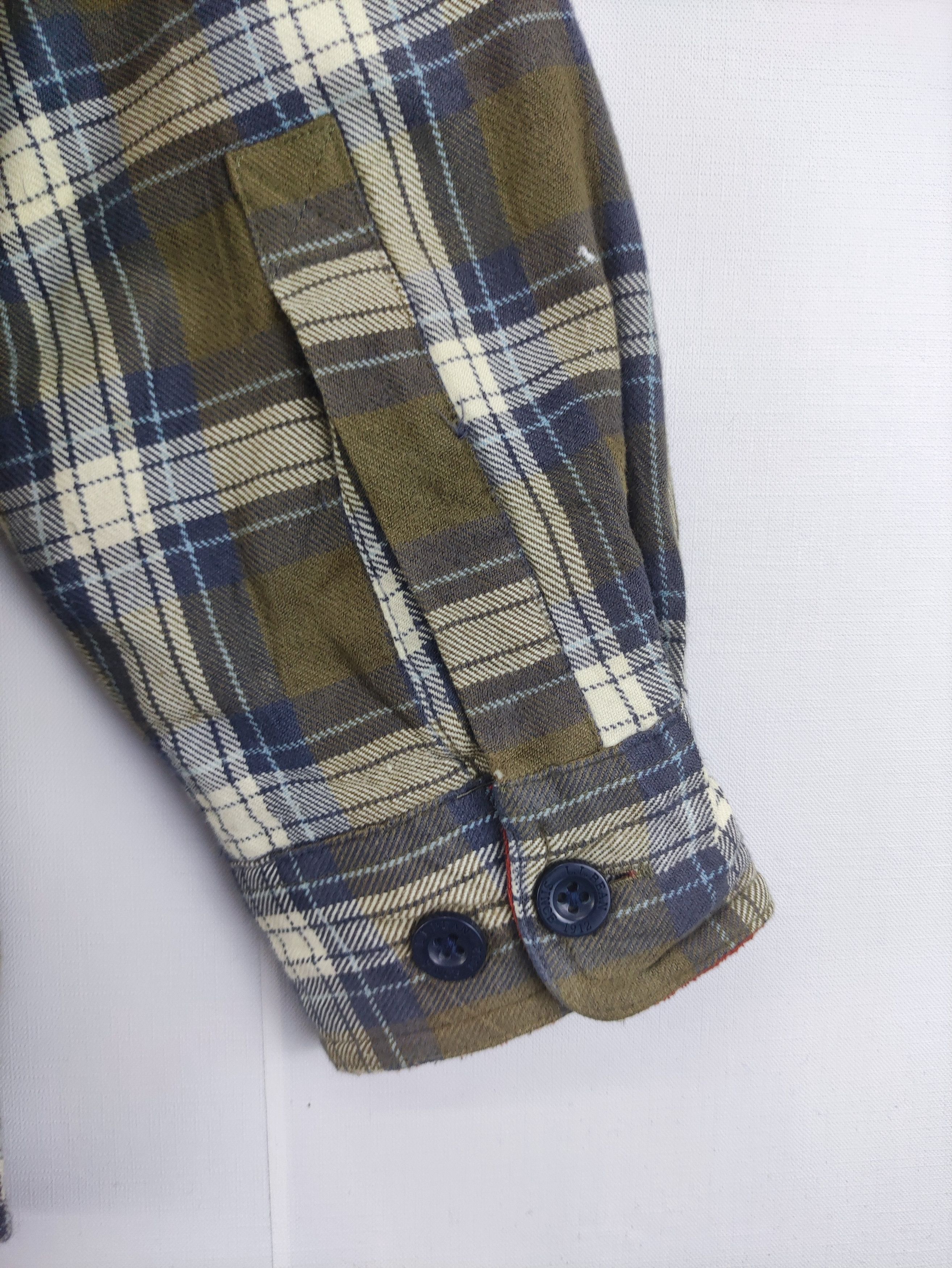 L.L. Bean Vintage L.L. Bean Shirt Button Up Flannel Lining Fleece Size US M / EU 48-50 / 2 - 9 Thumbnail