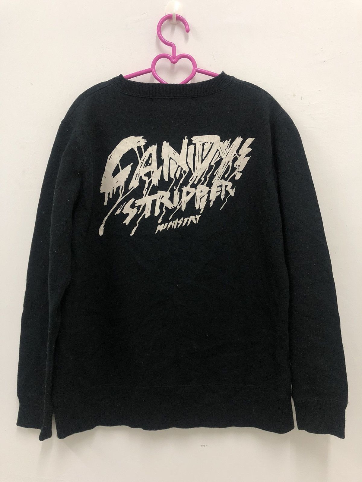If Six Was Nine Rare CANDY STRIPPER Japan Spell Out Big Logo Sweatshirt Size US M / EU 48-50 / 2 - 4 Thumbnail