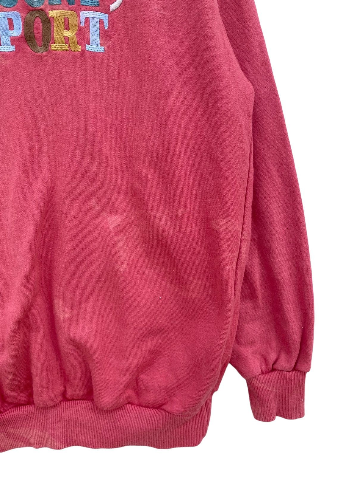 Missoni × Vintage Vintage Missoni Spellout Bleach Washing Sweatshirt Size US L / EU 52-54 / 3 - 3 Thumbnail
