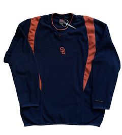 CustomCat San Diego Padres Vintage Retro MLB Crewneck Sweatshirt Sweater Dark Chocolate / S