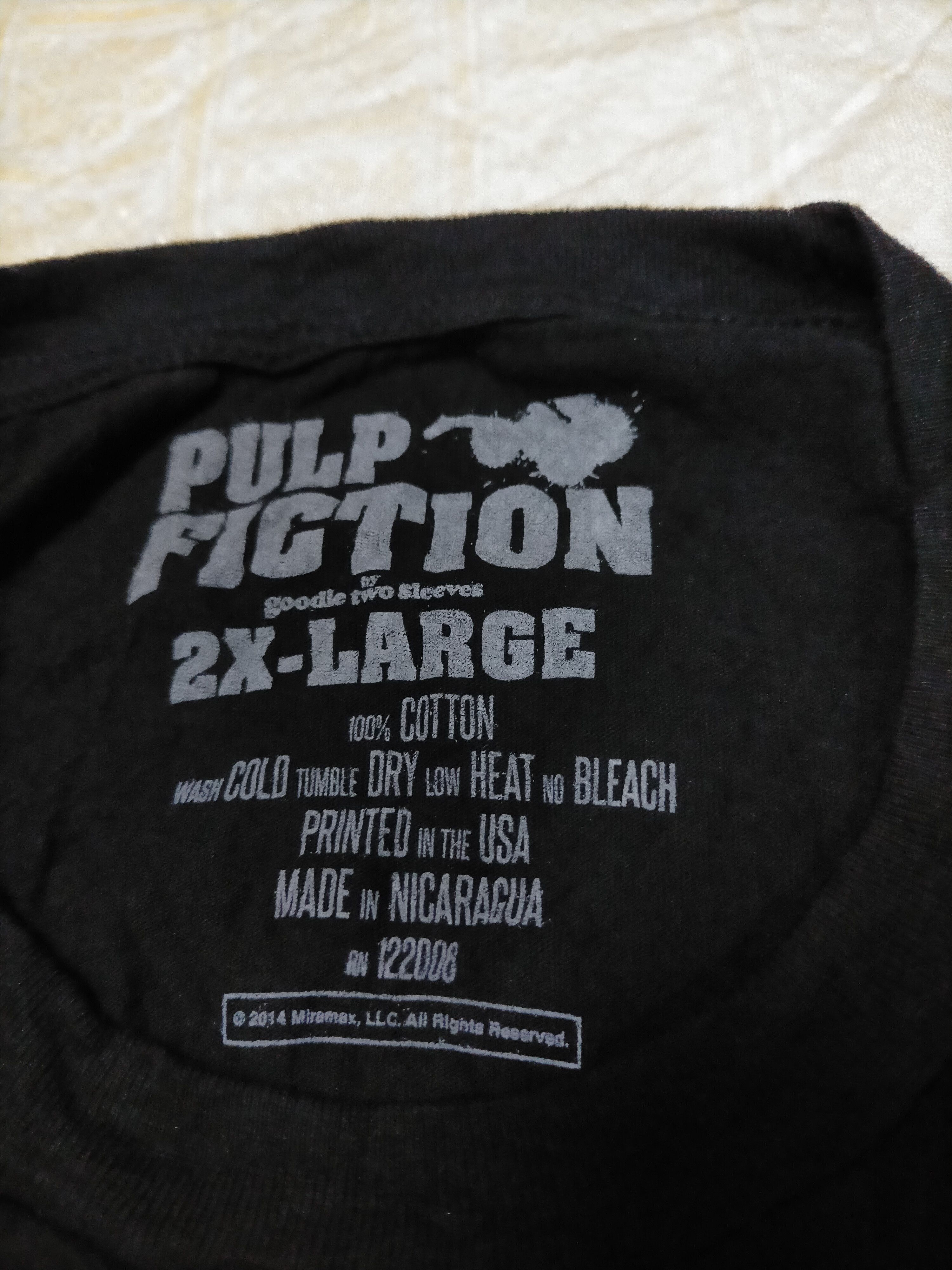 Band Tees Pulp Fiction movie promo Tee Size US XXL / EU 58 / 5 - 4 Thumbnail