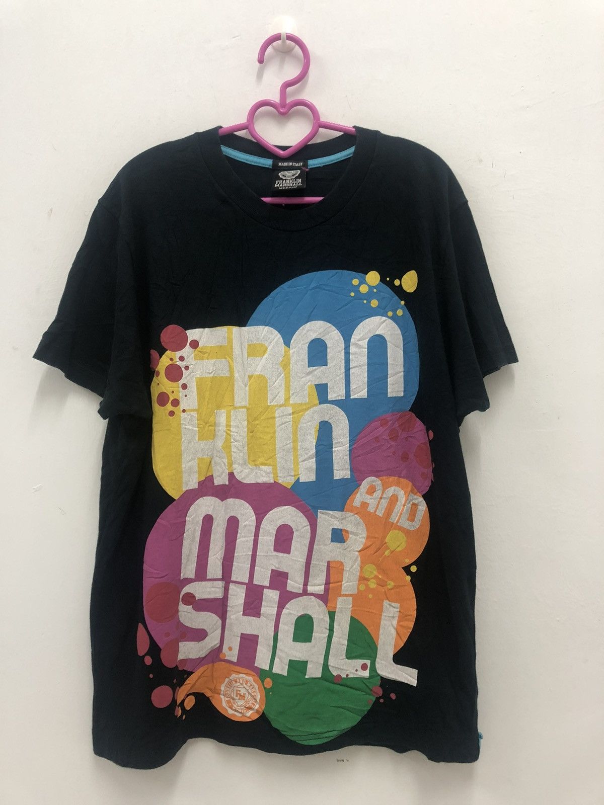 Franklin & Marshall Rare FRANKLIN & MARSHALL Spell Out Italy Art Tee Size US M / EU 48-50 / 2 - 1 Thumbnail