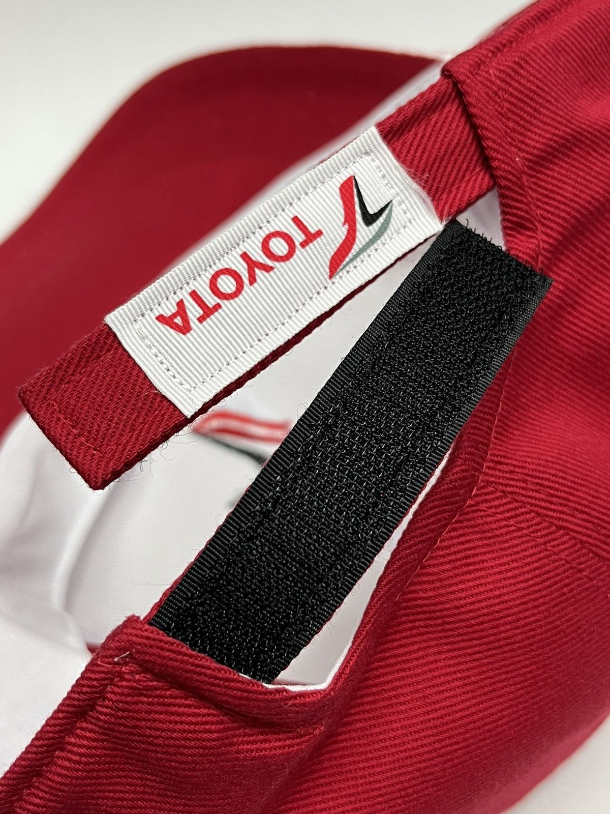 Formula 1 90’s TOYOTA F1 TEAM JAPAN Velcro Strapback Hat Made In Japan Size ONE SIZE - 11 Thumbnail