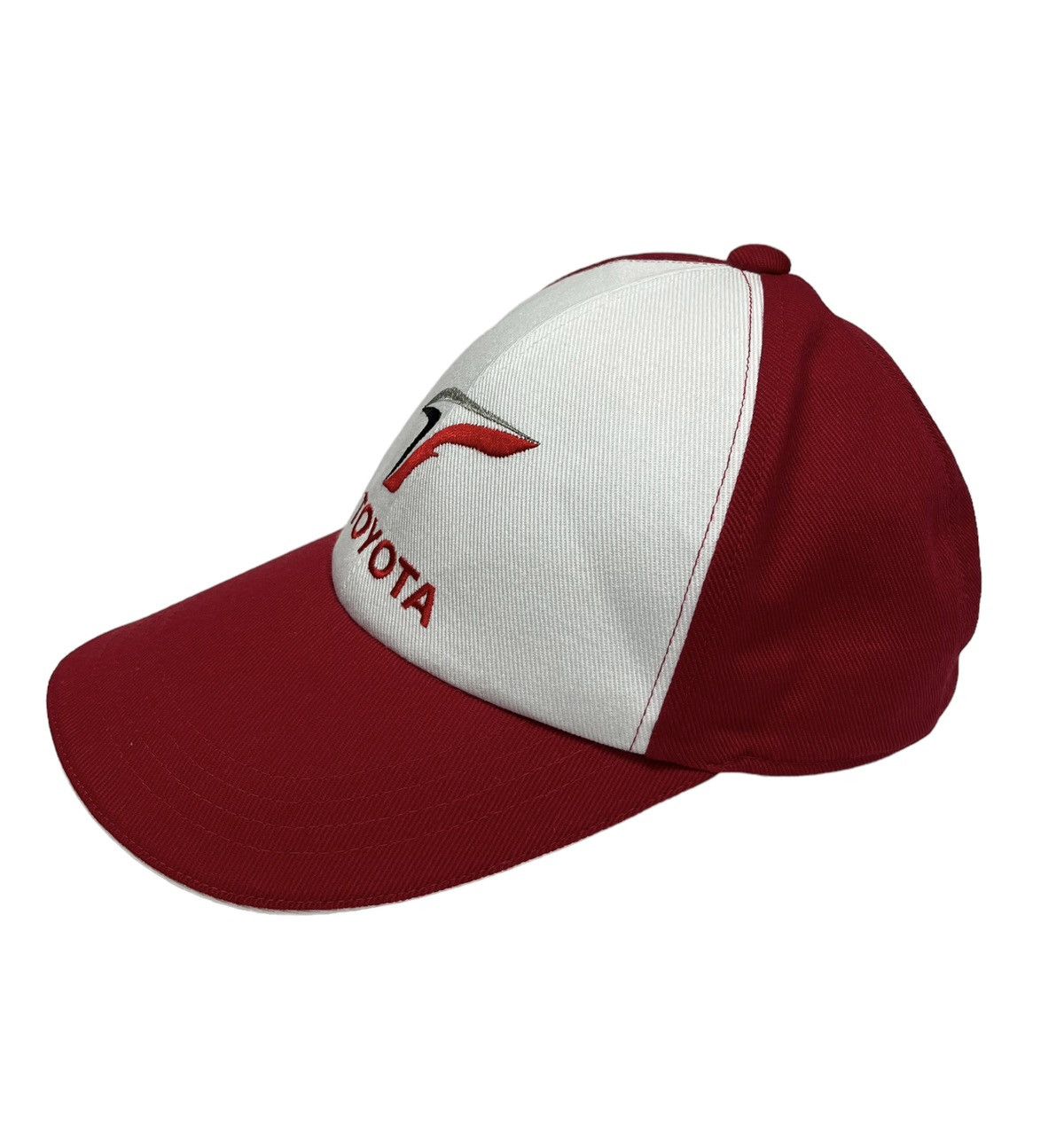 Formula 1 90’s TOYOTA F1 TEAM JAPAN Velcro Strapback Hat Made In Japan Size ONE SIZE - 6 Thumbnail