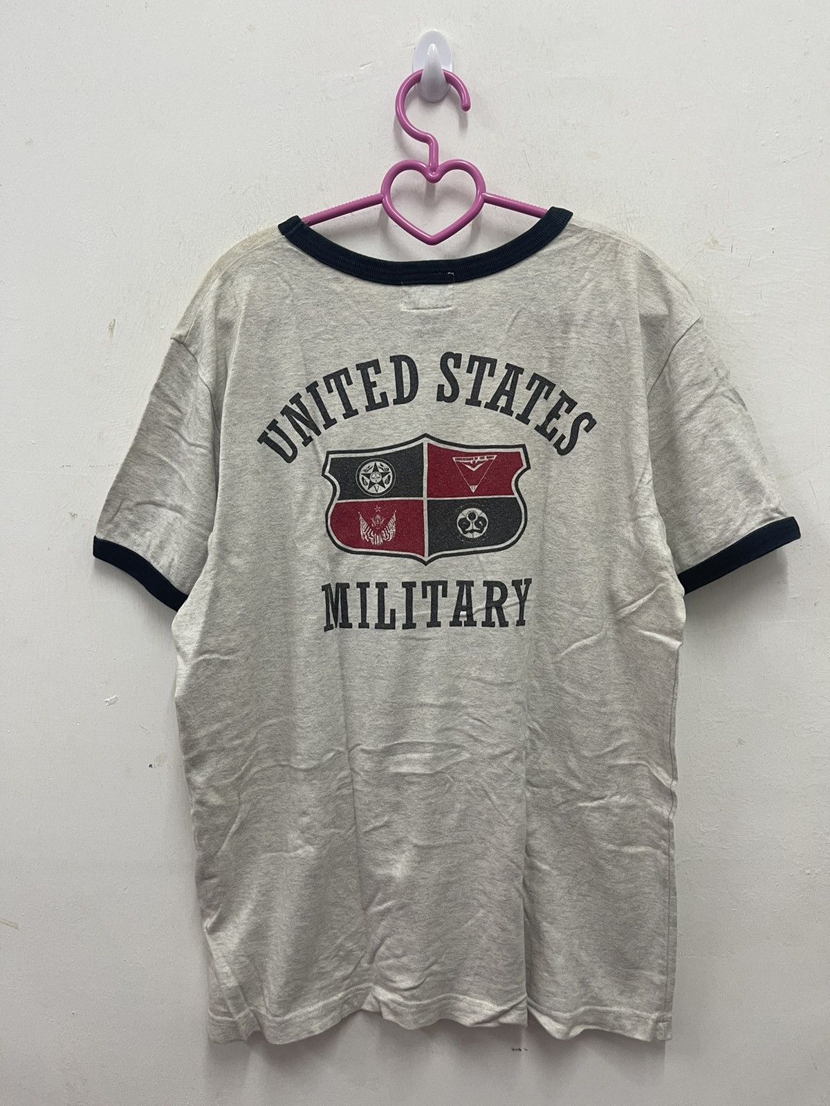 Image of Vintage Pherrows Japan United States Military in Grey, Men's (Size Small)