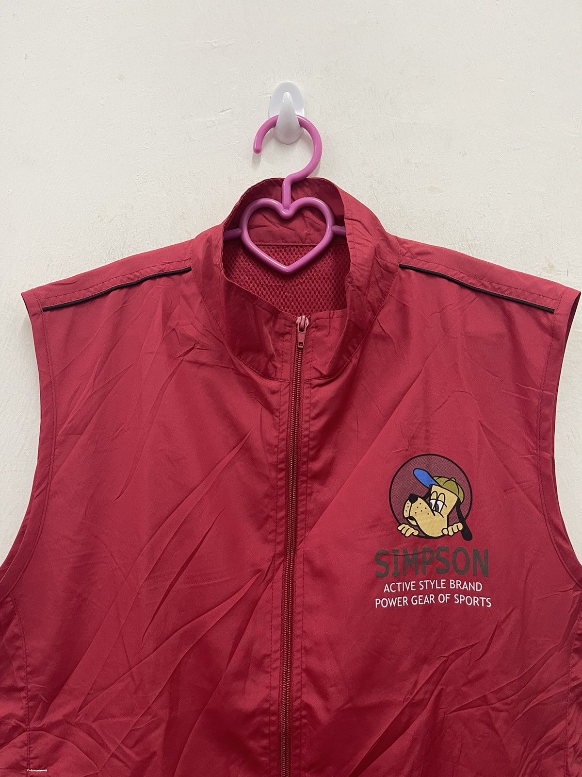 Vintage Rare Vintage SIMPSON Spell Out Big Logo Vest Size US L / EU 52-54 / 3 - 5 Thumbnail