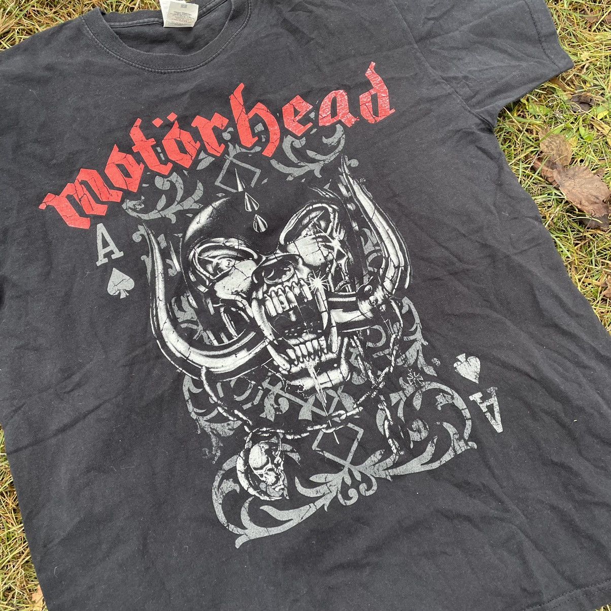 Vintage Vintage 90s Motorhead Band Tee Sun Faded Graphic Punk Slim L Size US L / EU 52-54 / 3 - 5 Thumbnail
