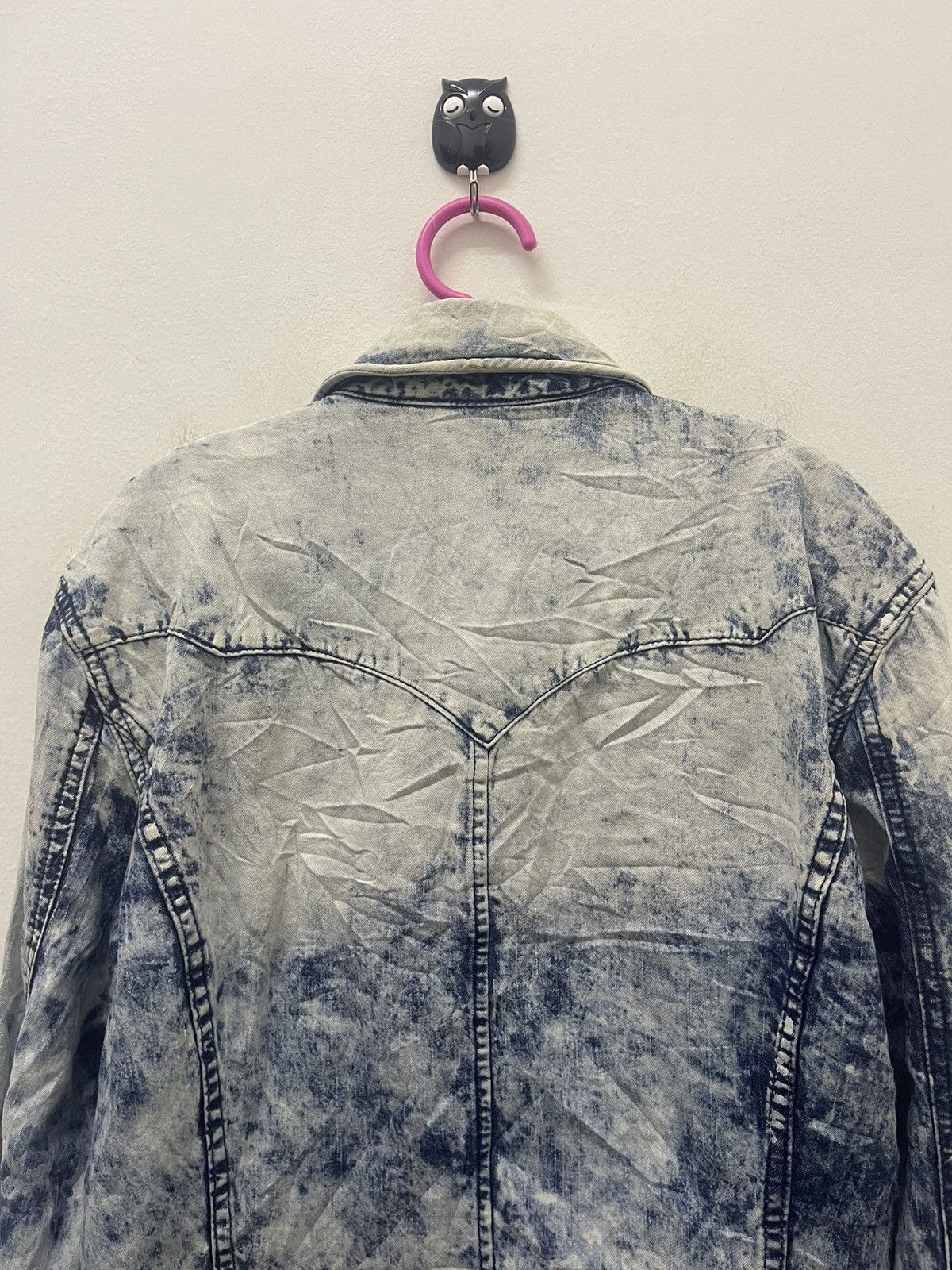BUFFALO BOBS Rare Vintage BUFFALO BOBS Snap Button Acid Wash Denim Size US S / EU 44-46 / 1 - 7 Thumbnail