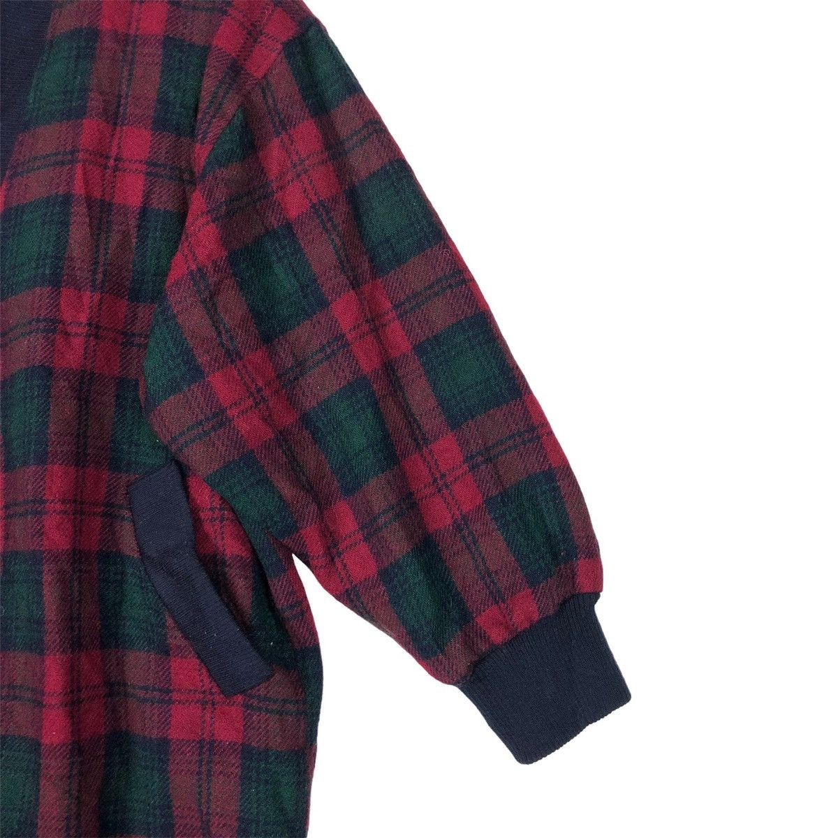 Japanese Brand Vintage Japanese Natuhara Tartan Wool Cardigan Size M / US 6-8 / IT 42-44 - 4 Thumbnail