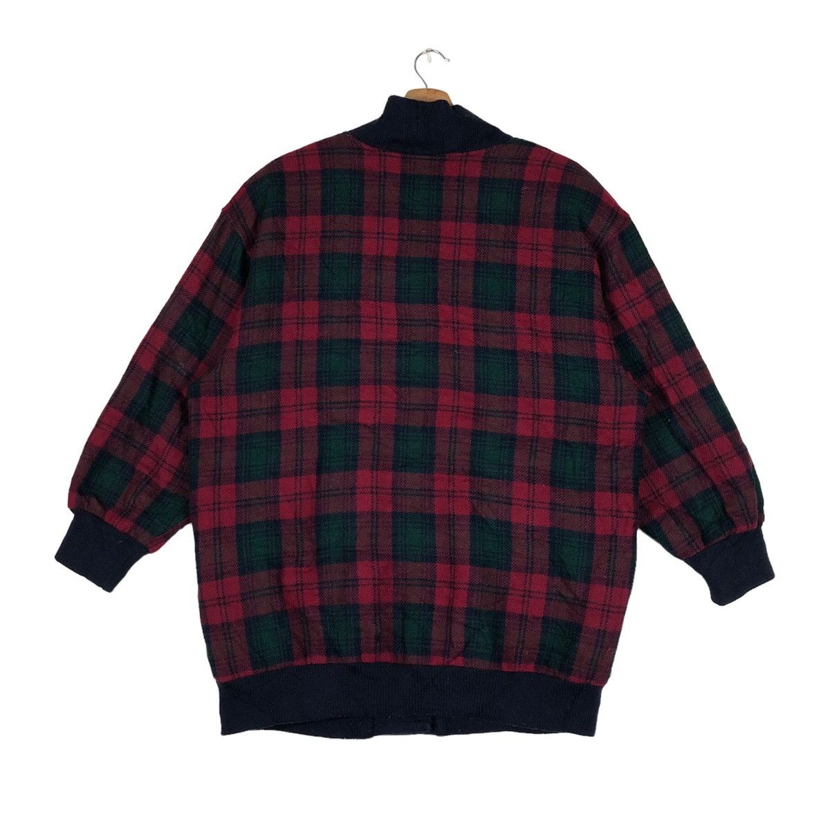 Japanese Brand Vintage Japanese Natuhara Tartan Wool Cardigan Size M / US 6-8 / IT 42-44 - 9 Thumbnail