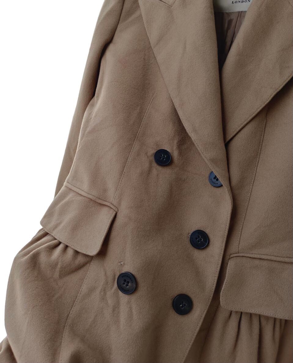 Burberry Burberry London Double Breasted Virgin Wool Coat Size XL / US 12-14 / IT 48-50 - 7 Thumbnail