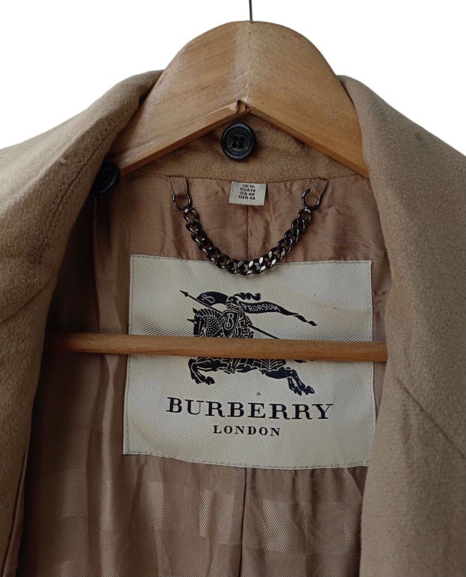 Burberry Burberry London Double Breasted Virgin Wool Coat Size XL / US 12-14 / IT 48-50 - 9 Thumbnail