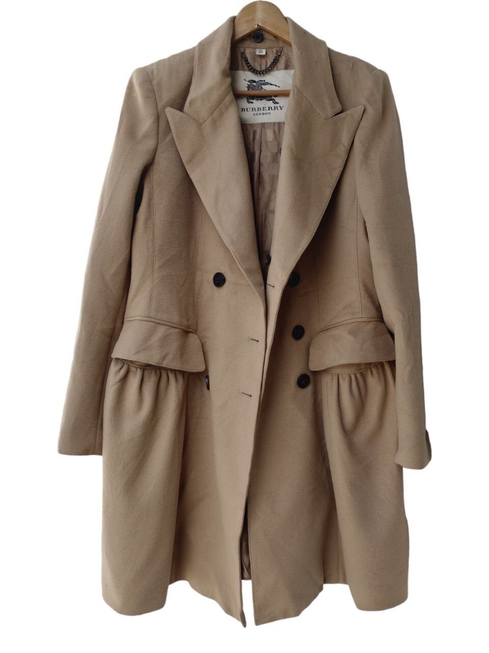 Burberry Burberry London Double Breasted Virgin Wool Coat Size XL / US 12-14 / IT 48-50 - 2 Thumbnail