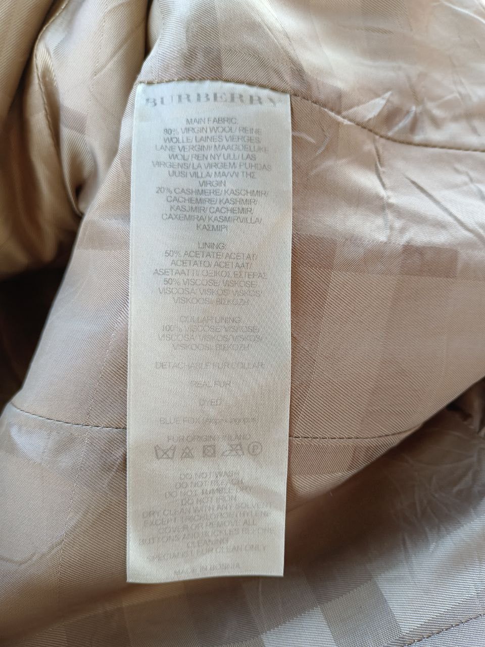 Burberry Burberry London Double Breasted Virgin Wool Coat Size XL / US 12-14 / IT 48-50 - 11 Thumbnail