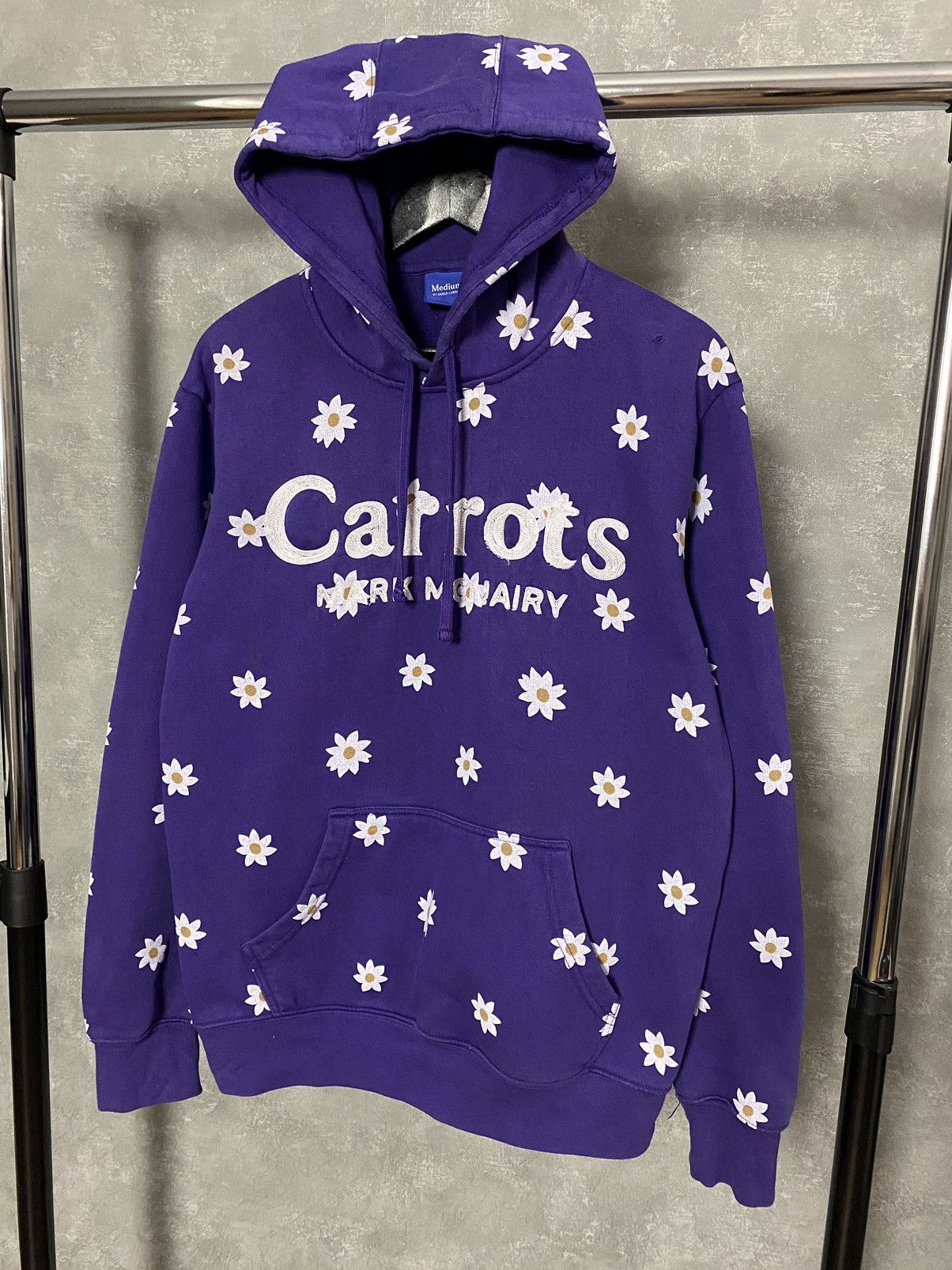 Carrots Mark Mcnairy Flower Hoodie hotsell Purple