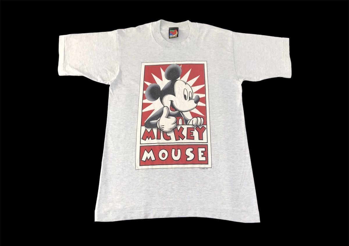 image of Vintage 90's Disney Mickey Mouse Unlimited By Jerry Leigh in Grey, Men's (Size Small)