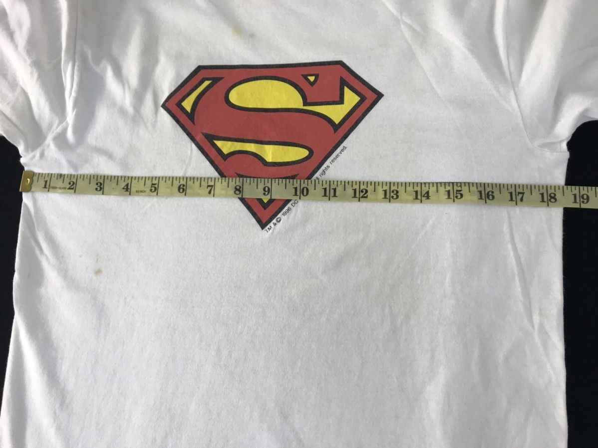 DC Comics 90s Dc Comics Superman Character Hero Big Logo Ringer Size US S / EU 44-46 / 1 - 7 Thumbnail