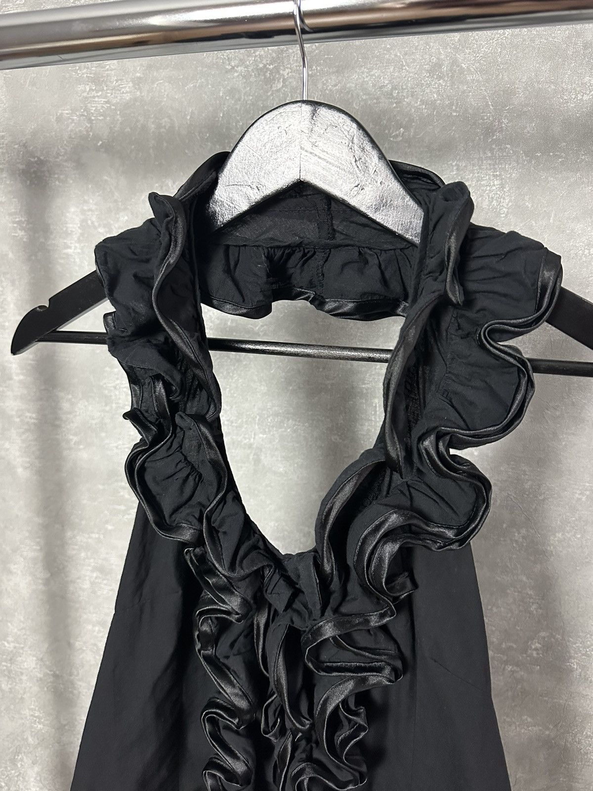 Japanese Brand × Vintage Vintage Avant-garde Black Sleeveless Tank-top Size M / US 6-8 / IT 42-44 - 4 Thumbnail