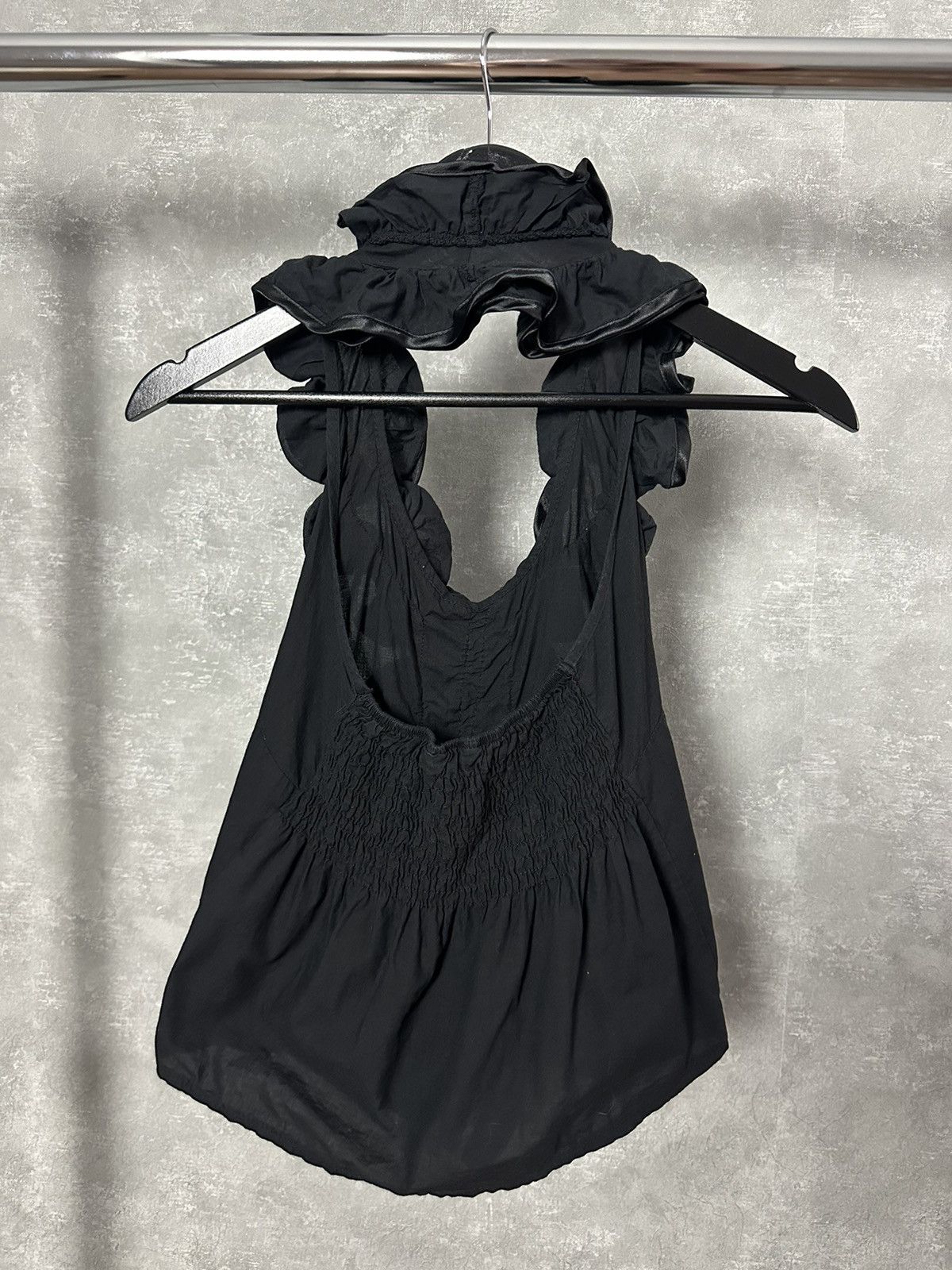 Japanese Brand × Vintage Vintage Avant-garde Black Sleeveless Tank-top Size M / US 6-8 / IT 42-44 - 5 Thumbnail