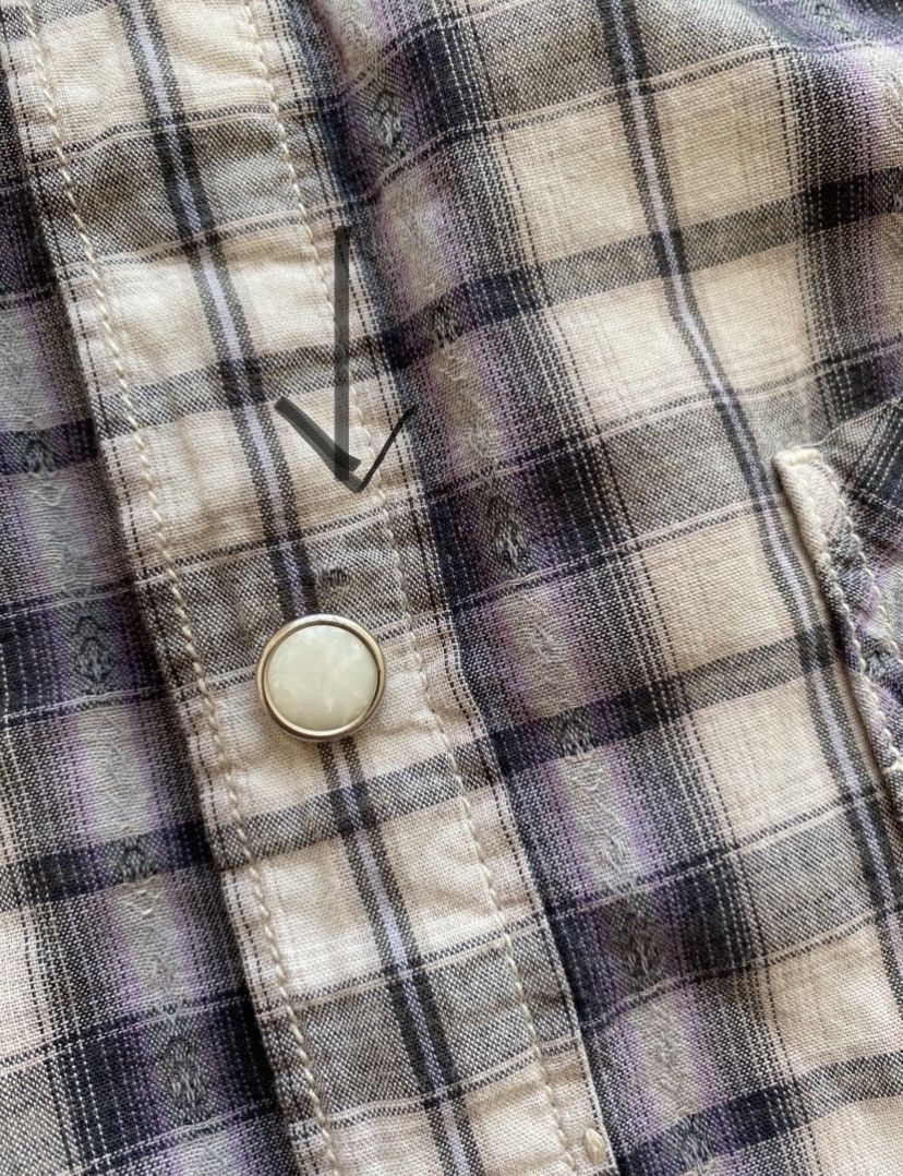 Allsaints × Vintage All Saints Parson Check Long Sleeve Cotton Men’s Shirt Size US L / EU 52-54 / 3 - 11 Thumbnail