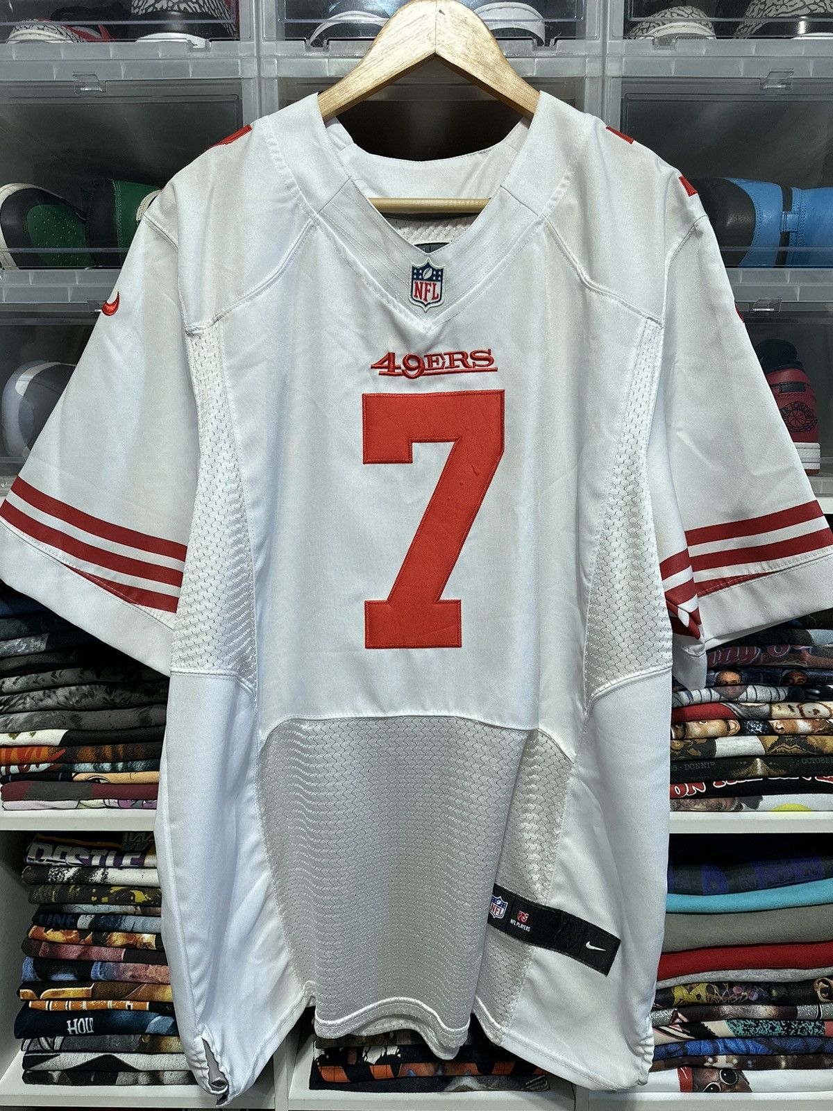 Nike Mens San Francisco 49ers Colin Kaepernick Red Jersey XL Stitched