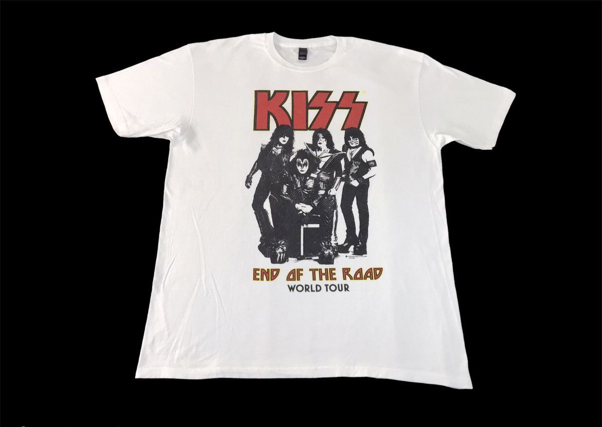 Band Tees Kiss End Of The Road World Tour American Rock Band Tee Size US XL / EU 56 / 4 - 1 Thumbnail