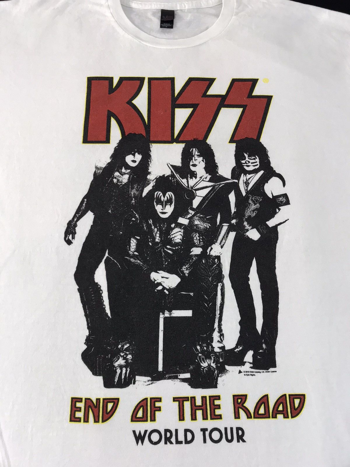 Band Tees Kiss End Of The Road World Tour American Rock Band Tee Size US XL / EU 56 / 4 - 4 Thumbnail